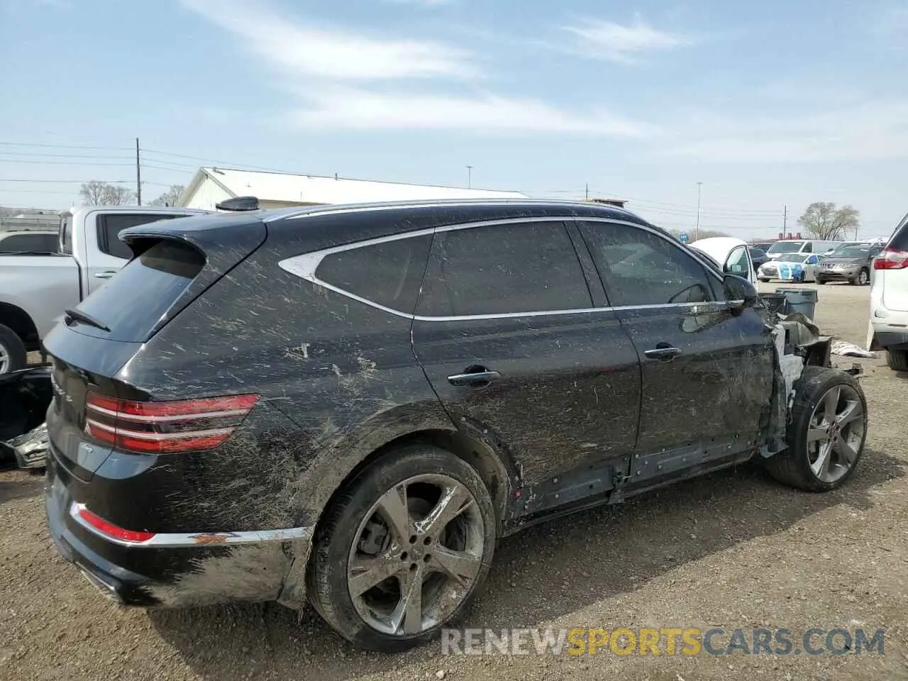 3 Photograph of a damaged car KMUHBDSB2NU095712 GENESIS GV80 2022