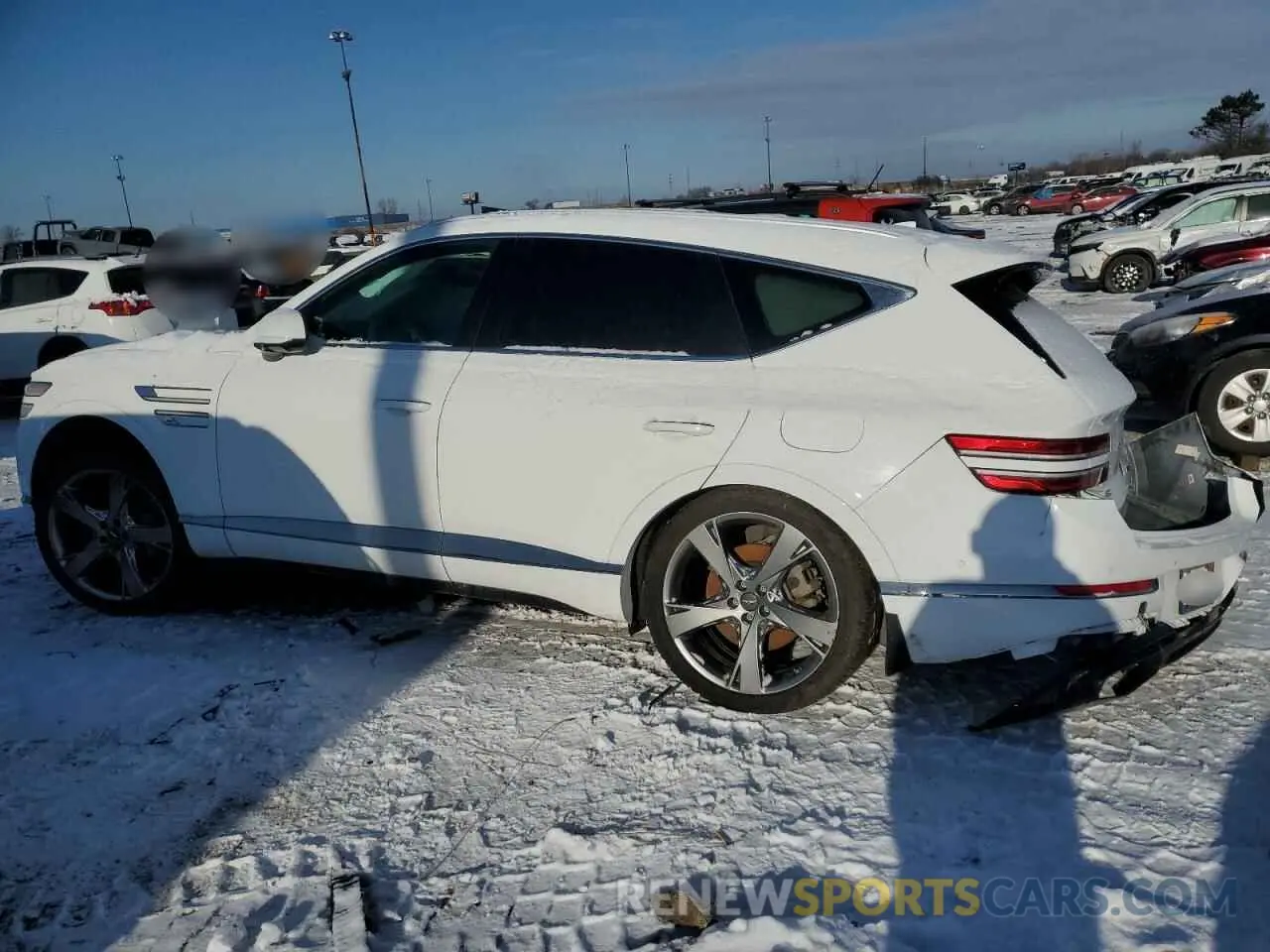2 Фотография поврежденного автомобиля KMUHCESC6NU083400 GENESIS GV80 2022