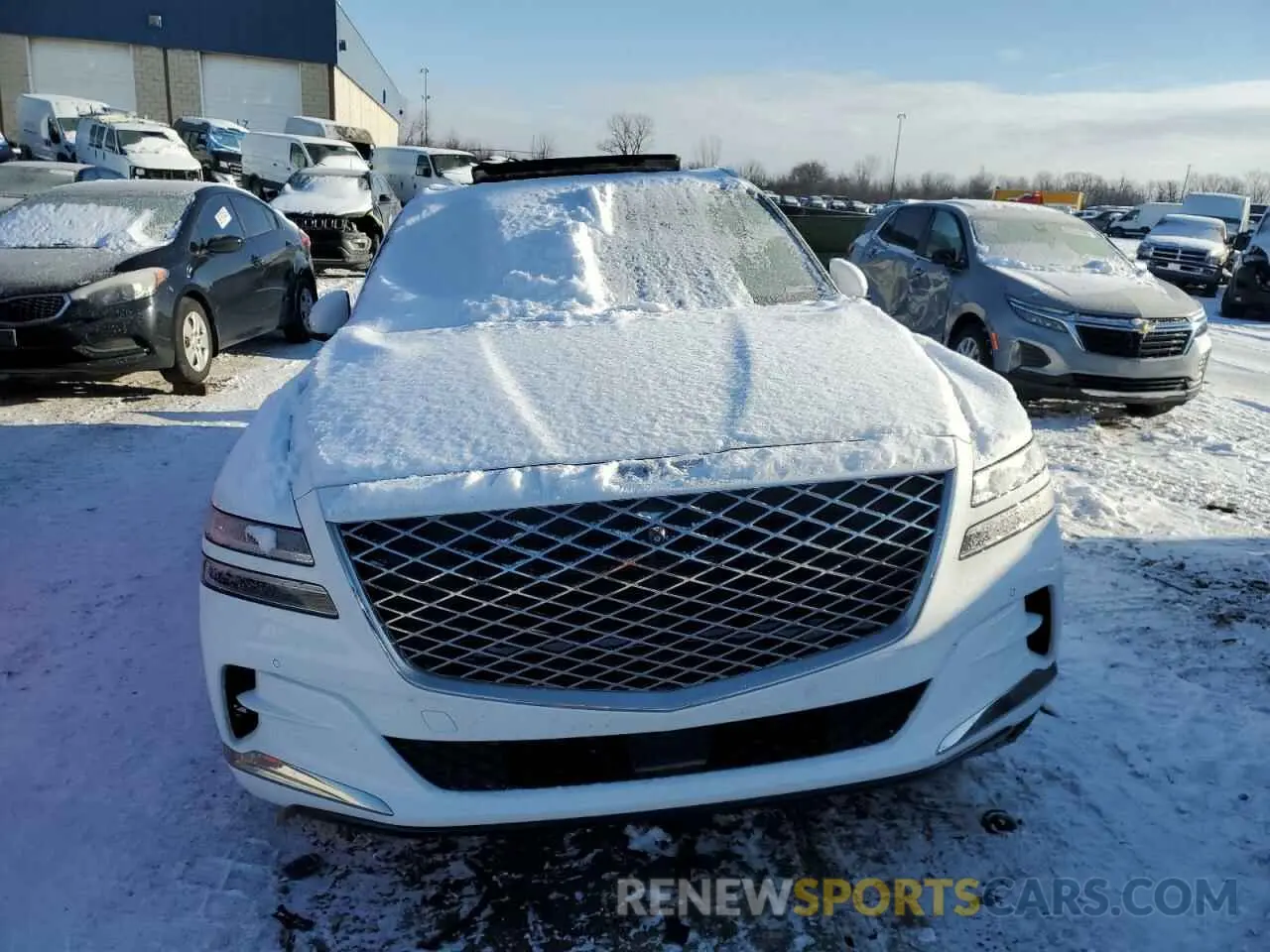 5 Фотография поврежденного автомобиля KMUHCESC6NU083400 GENESIS GV80 2022