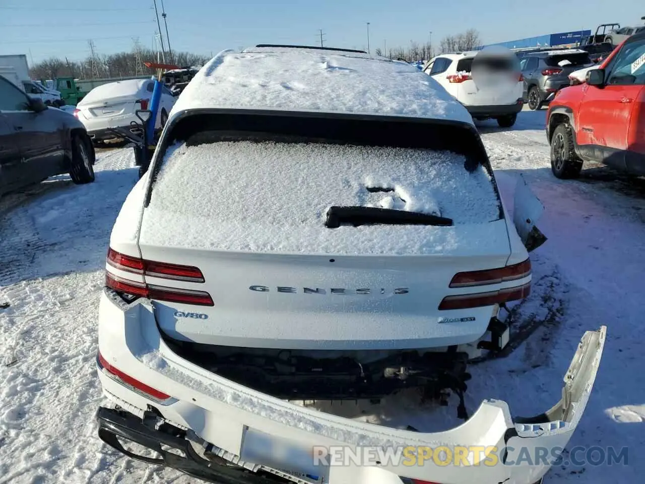 6 Фотография поврежденного автомобиля KMUHCESC6NU083400 GENESIS GV80 2022