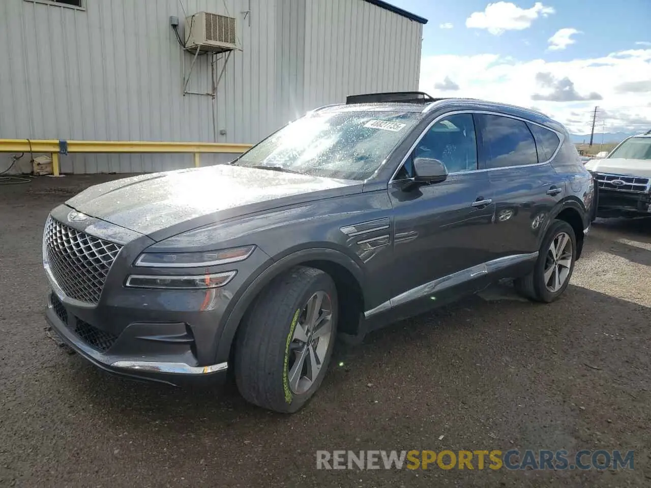 1 Photograph of a damaged car KMUHCESC7NU076679 GENESIS GV80 2022
