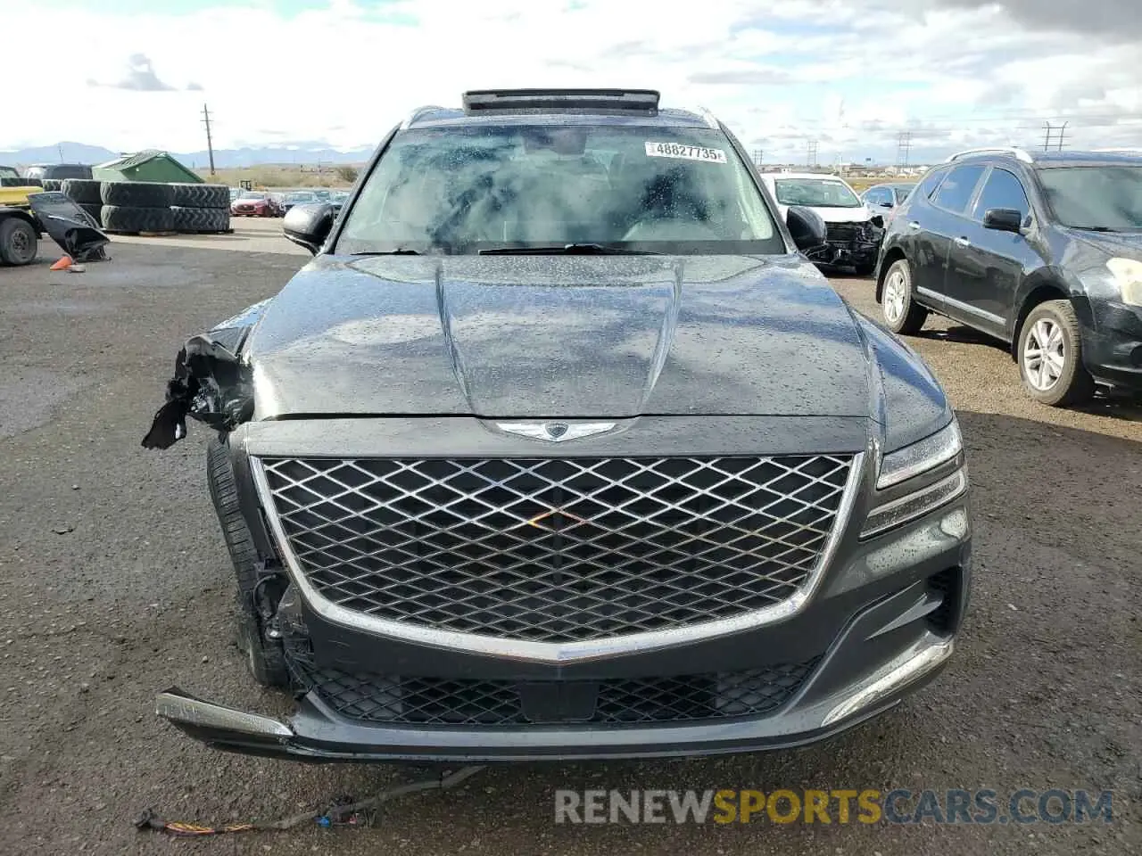 5 Photograph of a damaged car KMUHCESC7NU076679 GENESIS GV80 2022