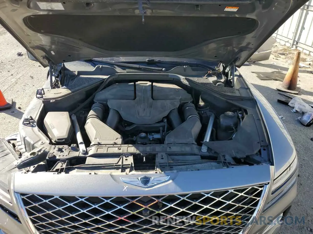 12 Photograph of a damaged car KMUHCESCXNU083352 GENESIS GV80 2022