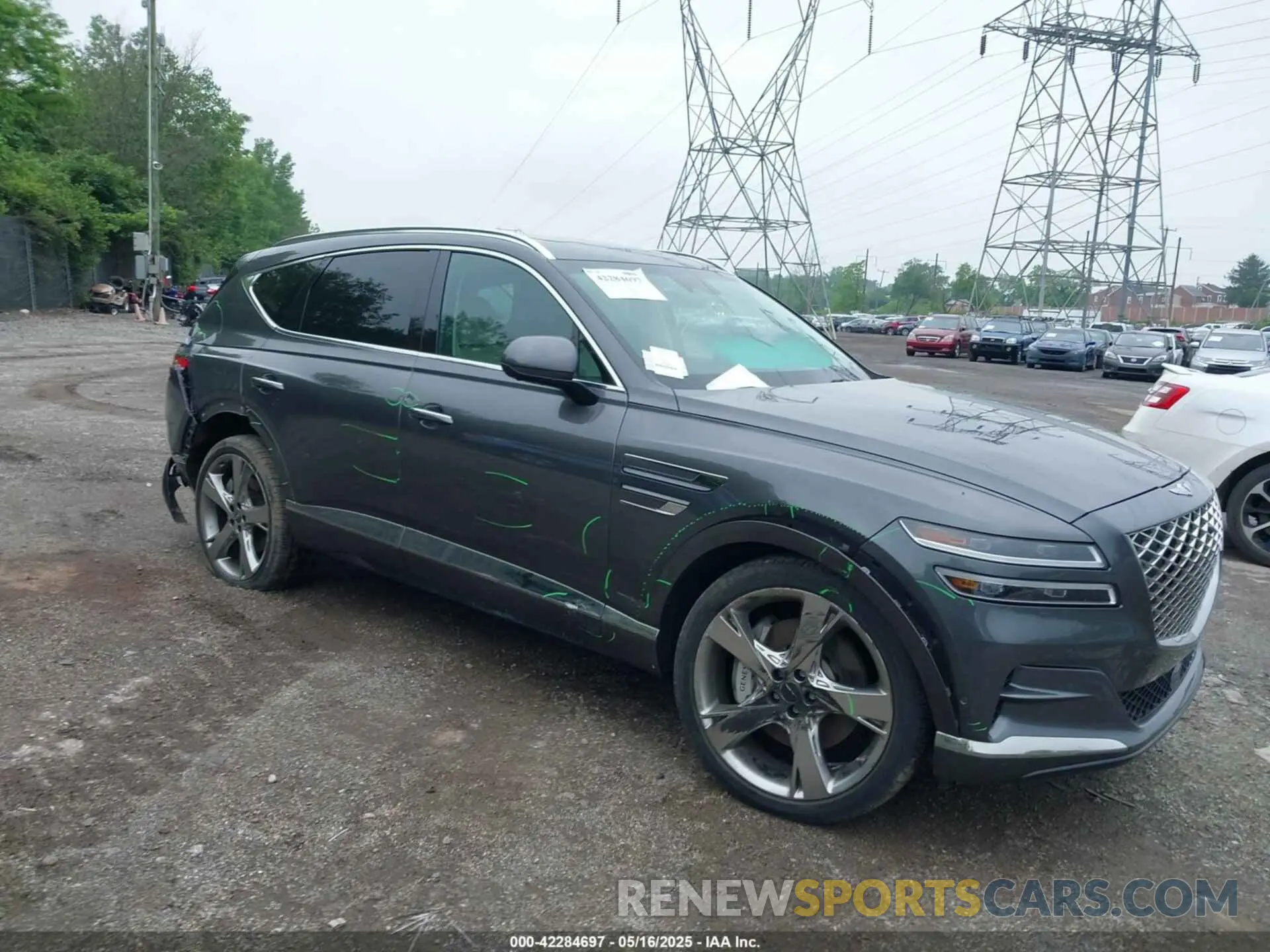 1 Фотография поврежденного автомобиля KMUHBDSB6PU102969 GENESIS GV80 2023