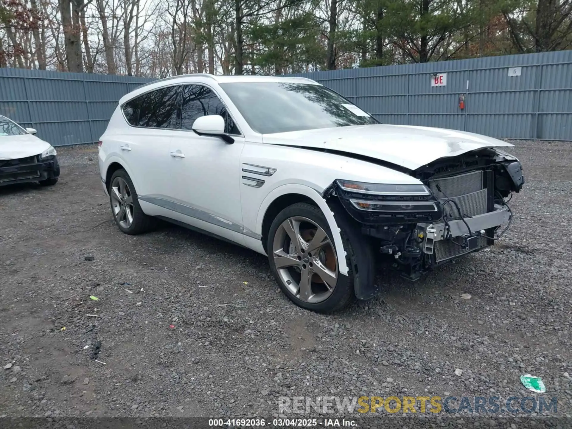 1 Photograph of a damaged car KMUHBDSB8PU140123 GENESIS GV80 2023