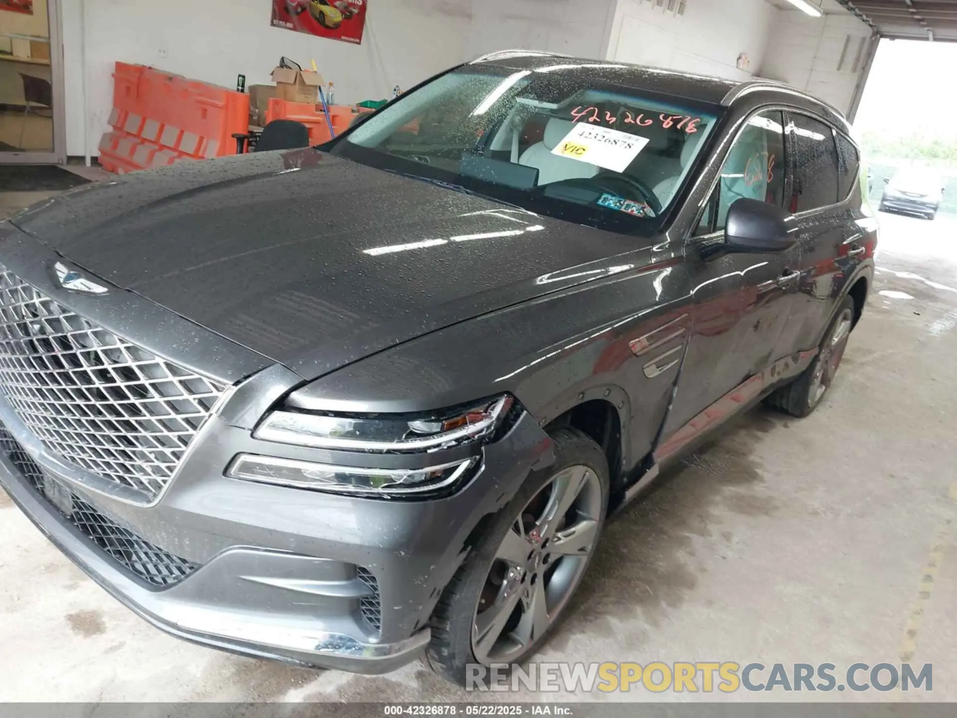 2 Photograph of a damaged car KMUHBDSBXPU112470 GENESIS GV80 2023