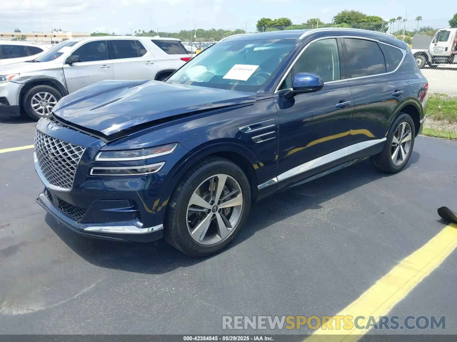 2 Photograph of a damaged car KMUHCESC1PU128519 GENESIS GV80 2023