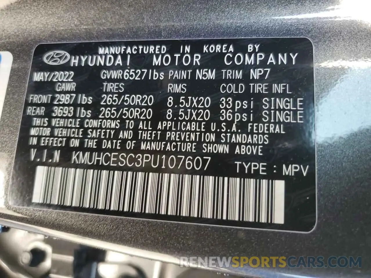 13 Фотография поврежденного автомобиля KMUHCESC3PU107607 GENESIS GV80 2023