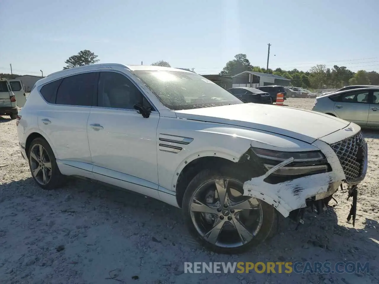 4 Photograph of a damaged car KMUHCESC7PU110011 GENESIS GV80 2023