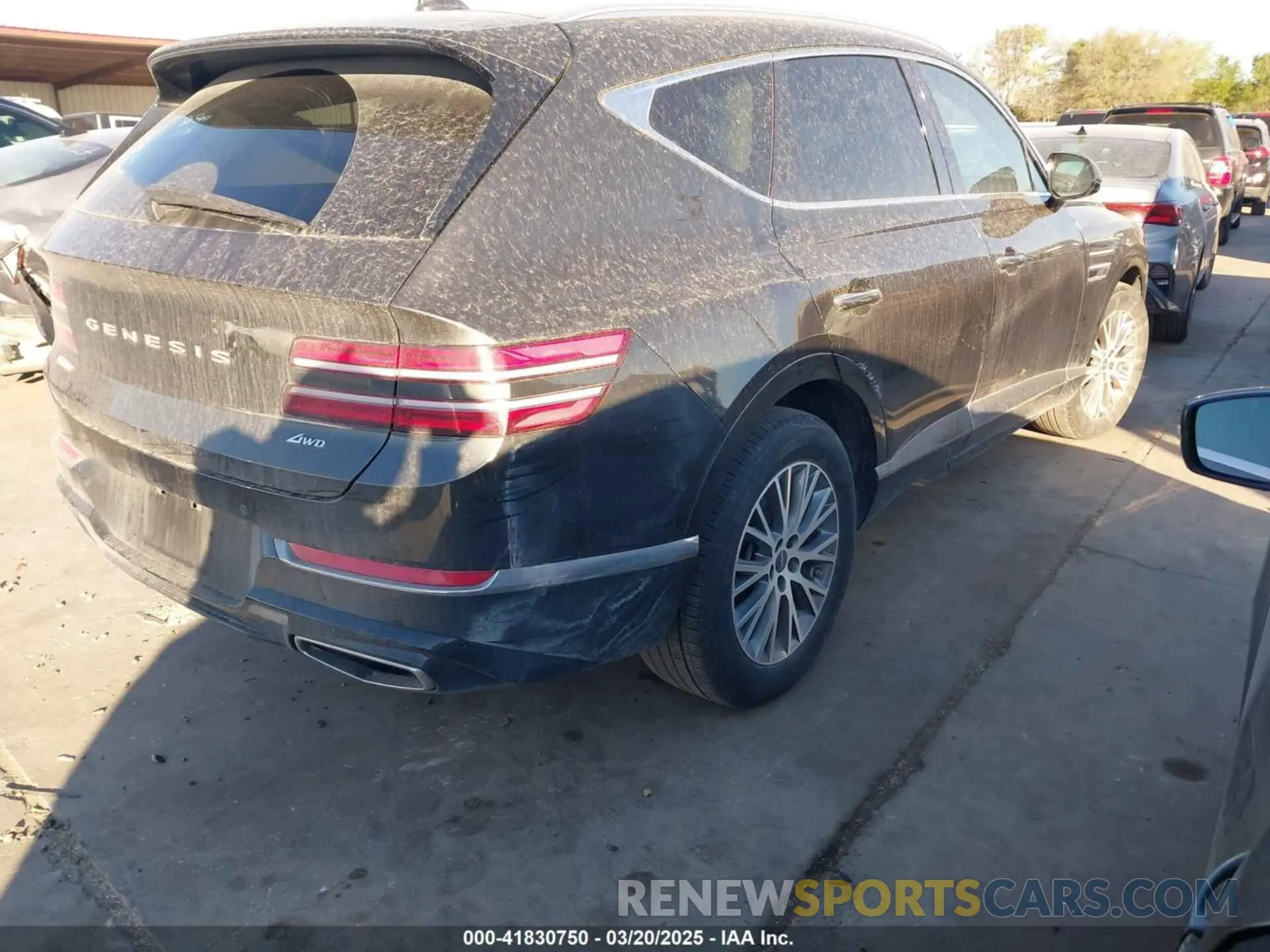 4 Photograph of a damaged car KMUHBDSB3RU169838 GENESIS GV80 2024