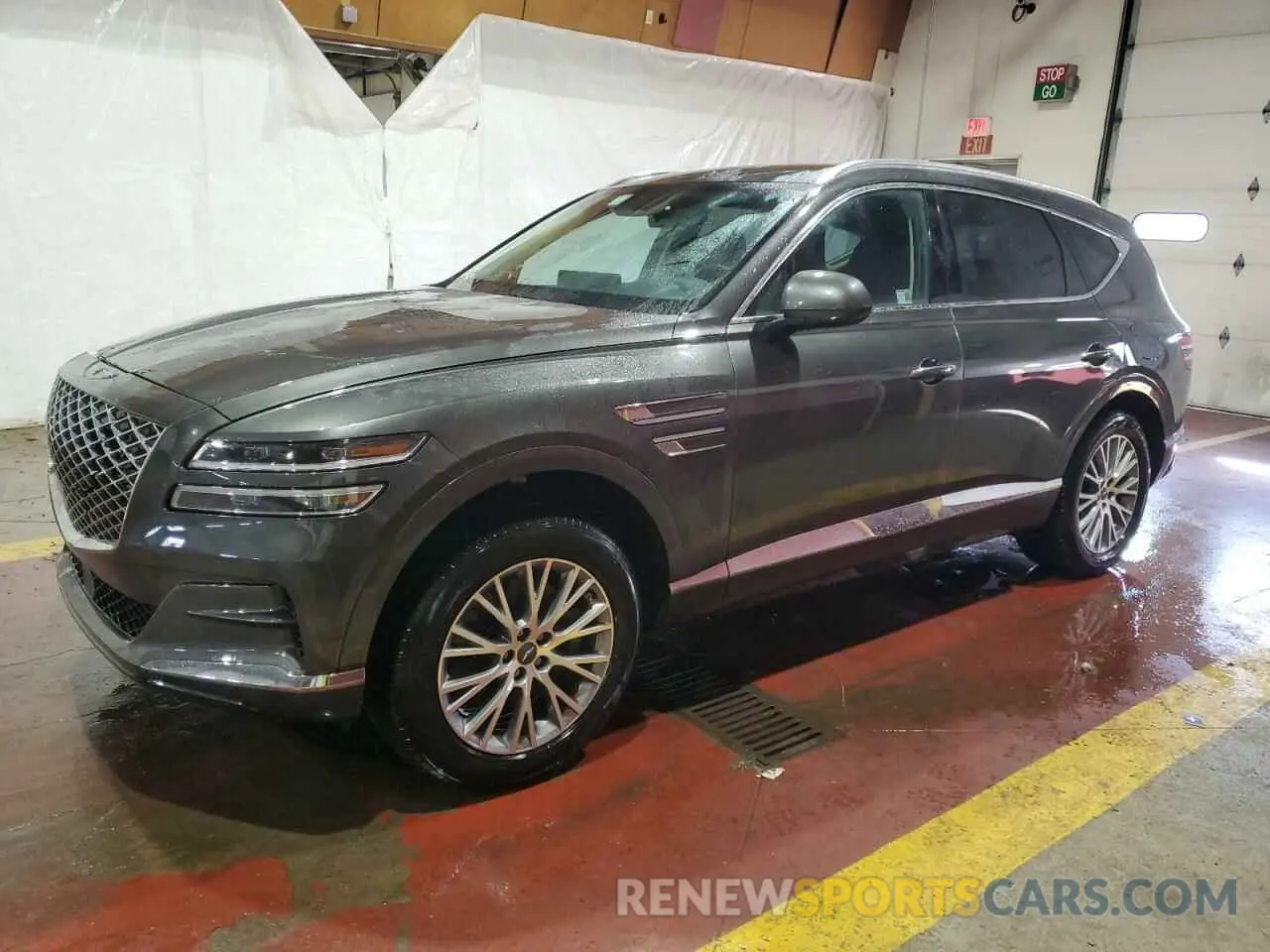 1 Photograph of a damaged car KMUHBDSB3RU202756 GENESIS GV80 2024