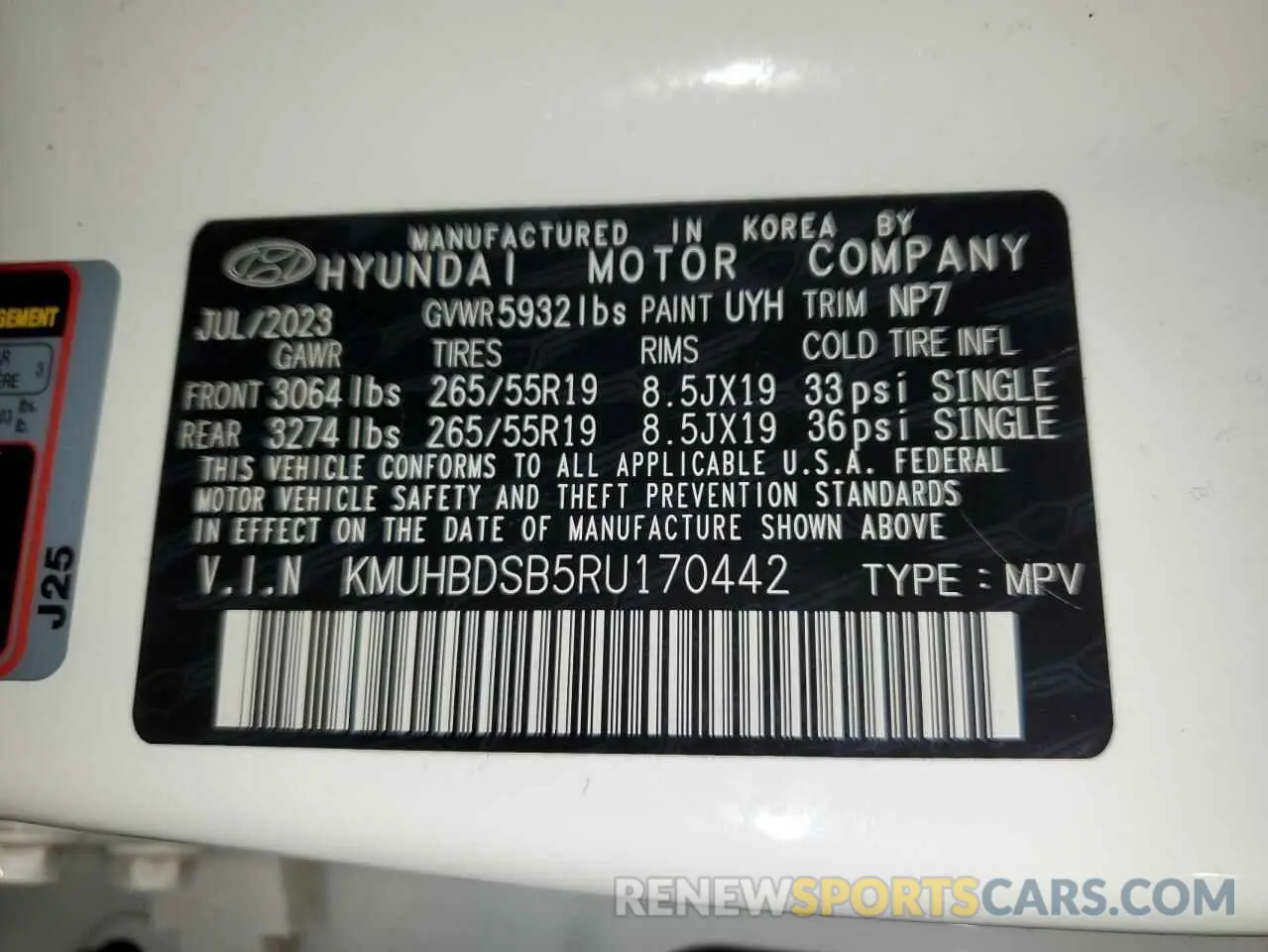 14 Фотография поврежденного автомобиля KMUHBDSB5RU170442 GENESIS GV80 2024