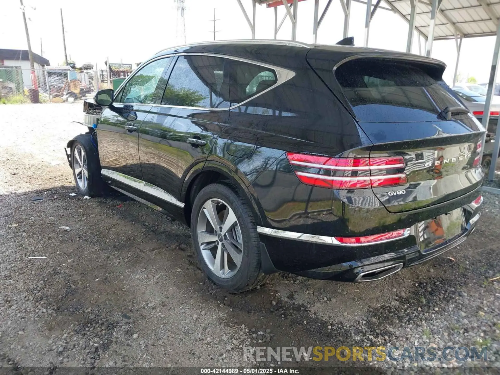 3 Фотография поврежденного автомобиля KMUHBDSB9RU172288 GENESIS GV80 2024