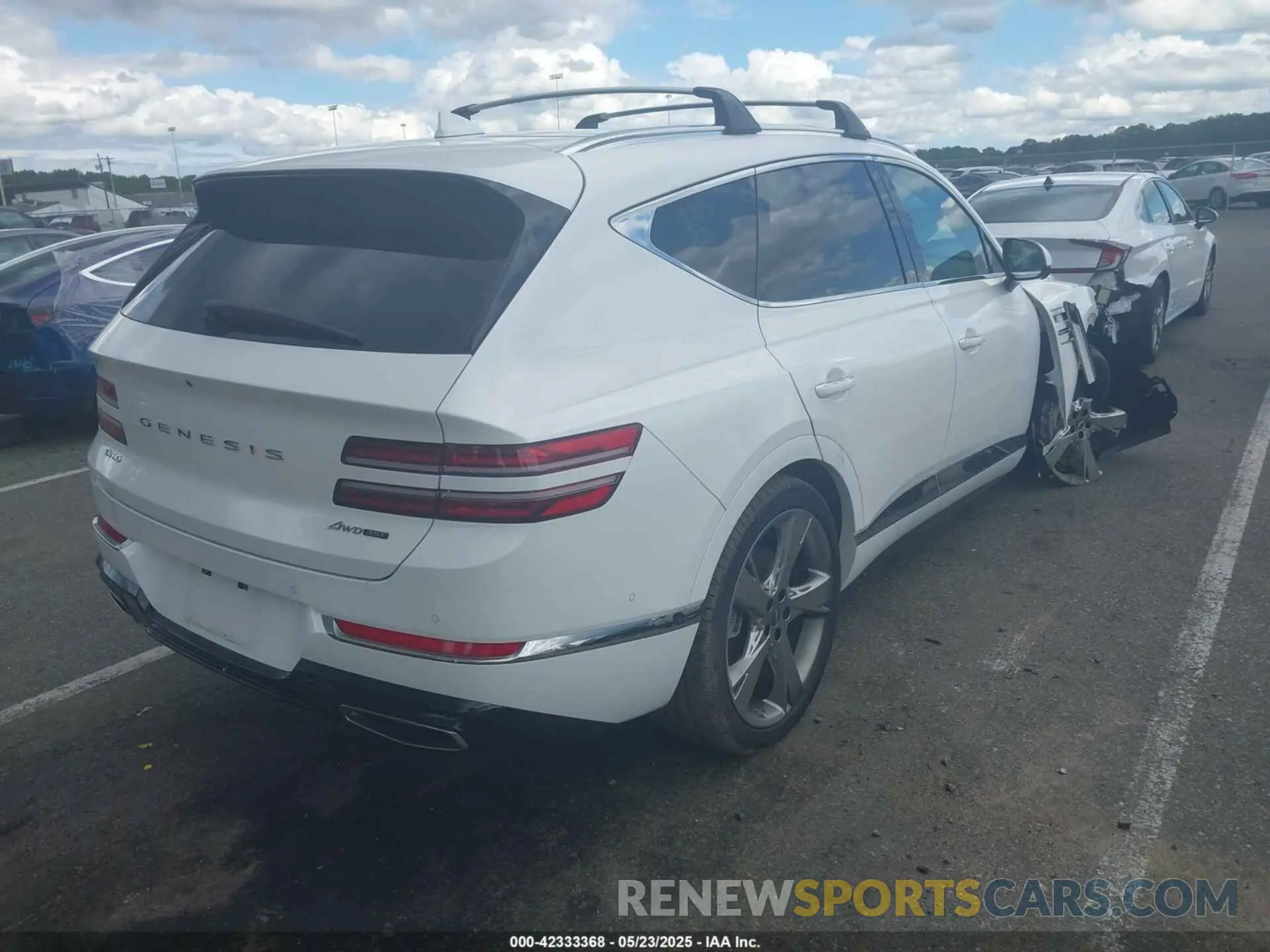 4 Фотография поврежденного автомобиля KMUHCESC0RU173549 GENESIS GV80 2024