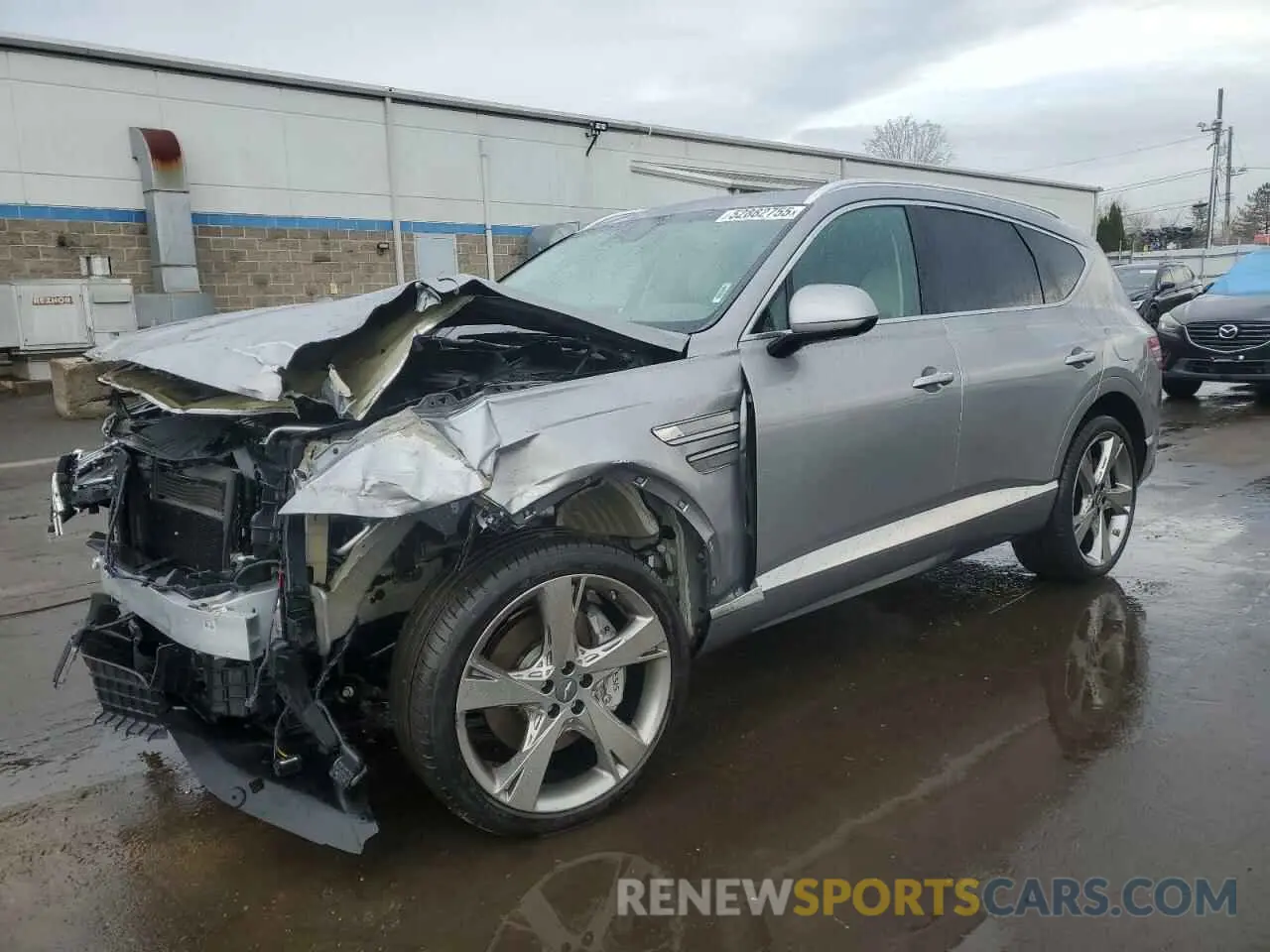 1 Photograph of a damaged car KMUHCESC2RU183192 GENESIS GV80 2024