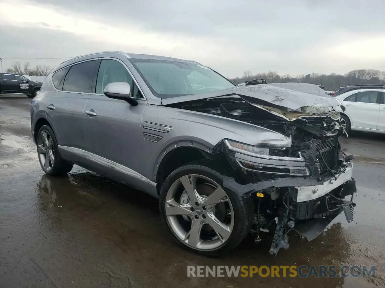 4 Photograph of a damaged car KMUHCESC2RU183192 GENESIS GV80 2024