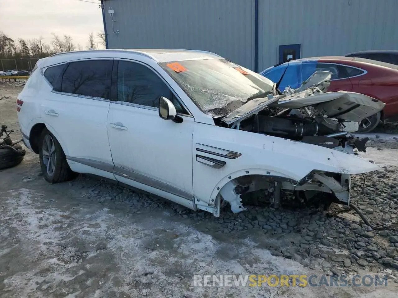 4 Фотография поврежденного автомобиля KMUHCESC2RU203599 GENESIS GV80 2024