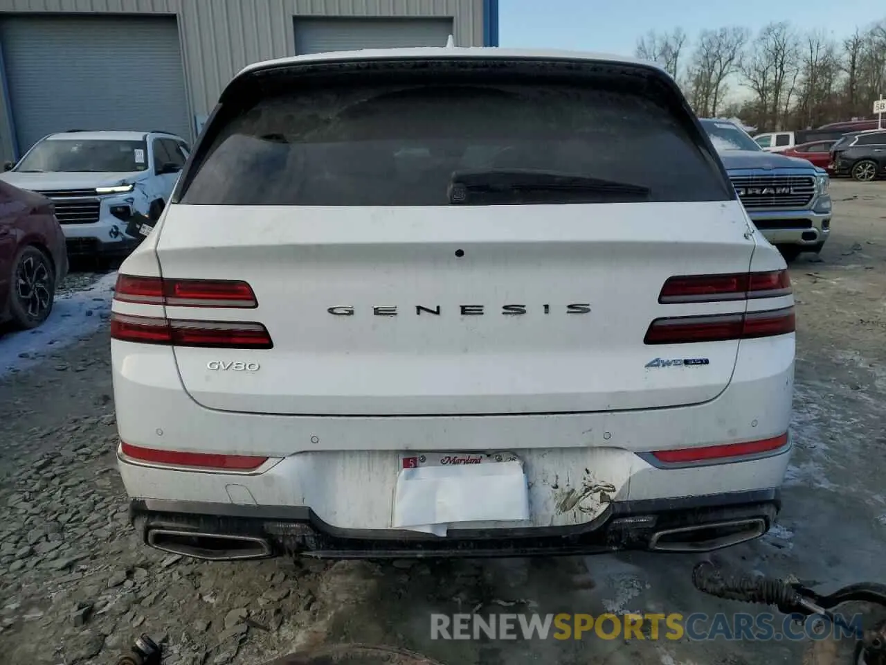 6 Фотография поврежденного автомобиля KMUHCESC2RU203599 GENESIS GV80 2024
