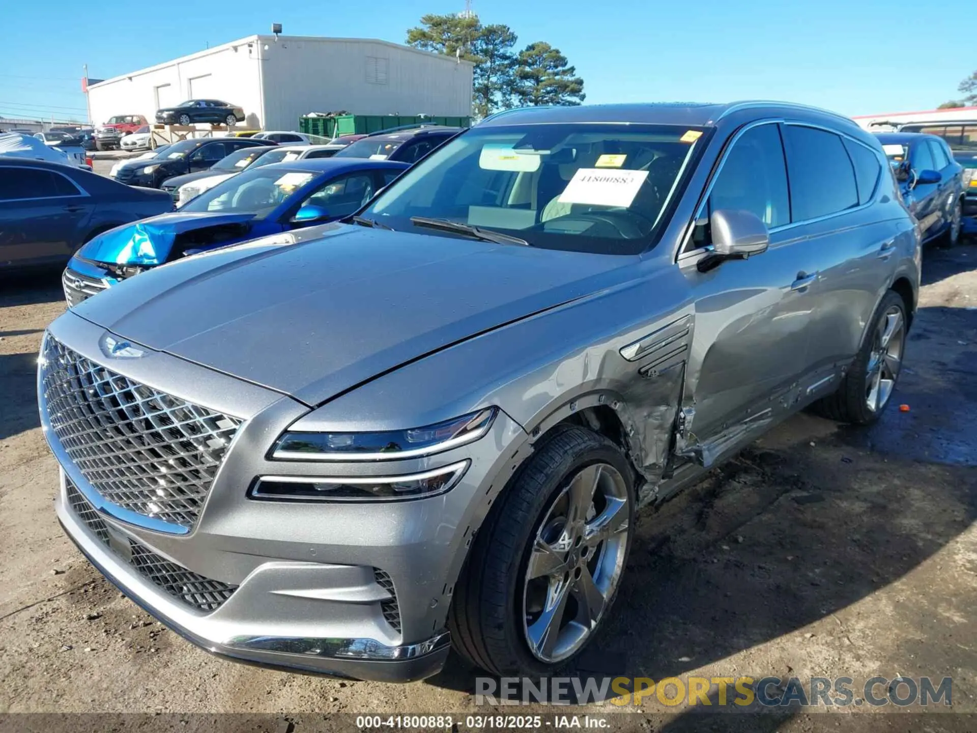 2 Photograph of a damaged car KMUHCESC4RU178074 GENESIS GV80 2024