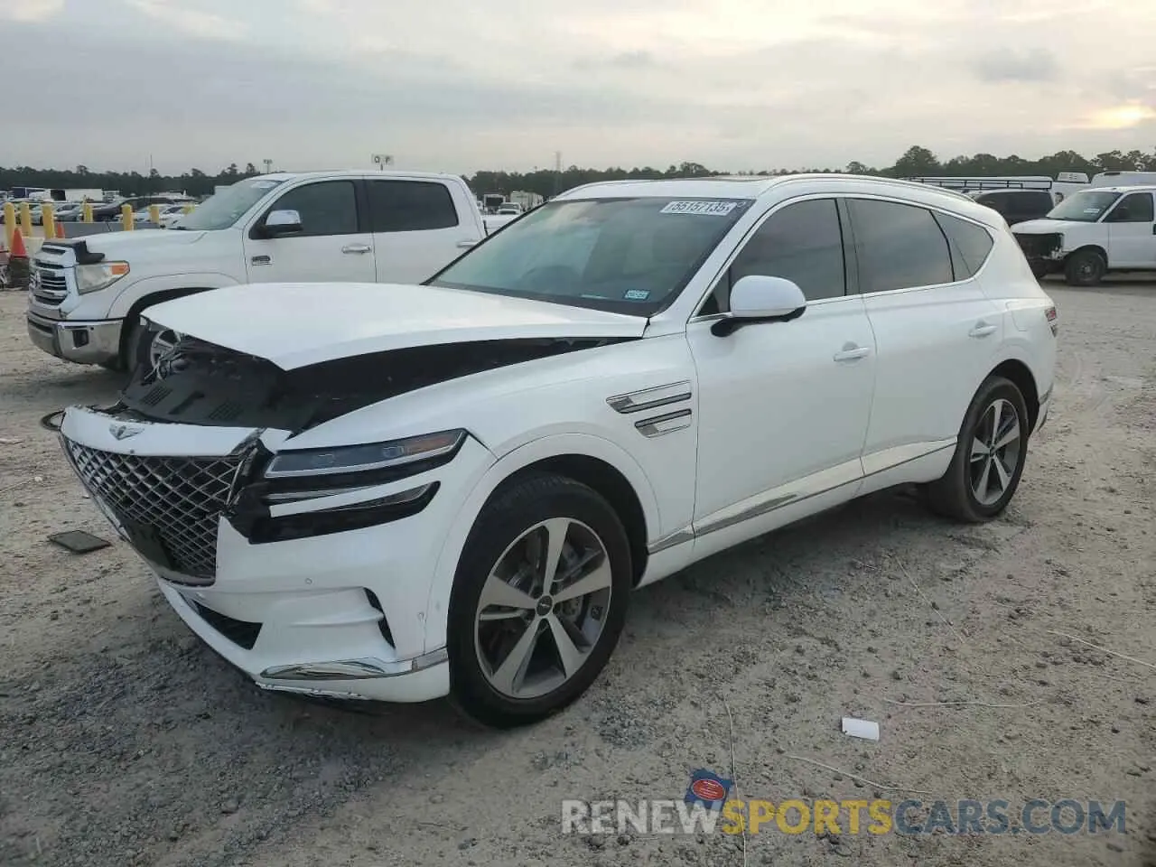 1 Фотография поврежденного автомобиля KMUHCESC6RU177900 GENESIS GV80 2024
