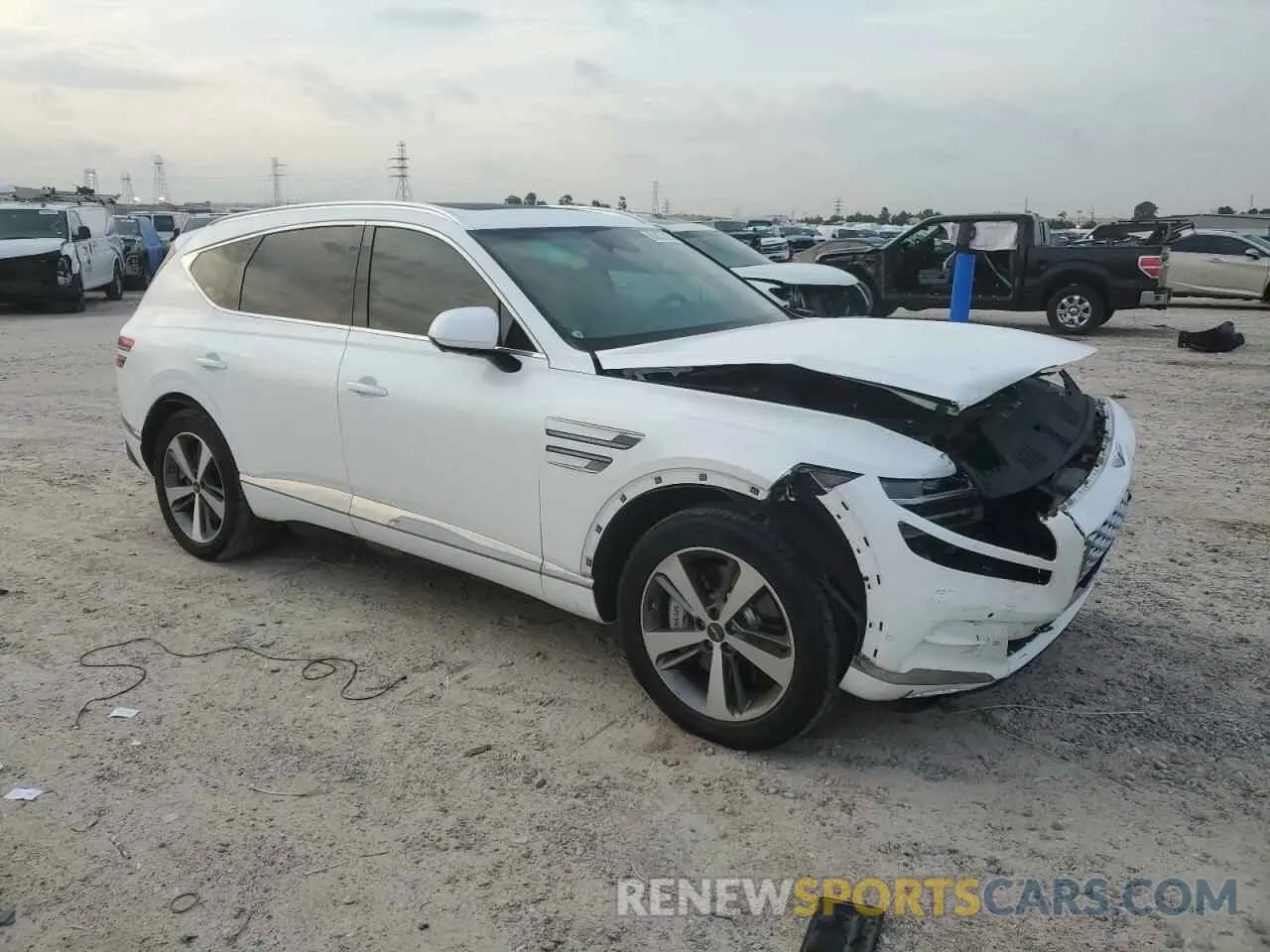 4 Фотография поврежденного автомобиля KMUHCESC6RU177900 GENESIS GV80 2024