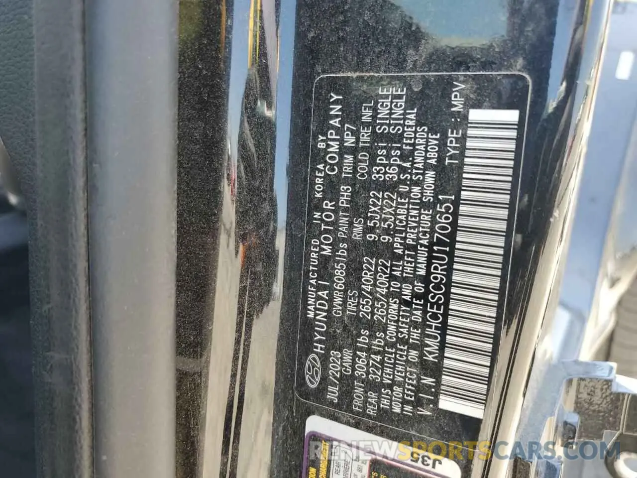 13 Photograph of a damaged car KMUHCESC9RU170651 GENESIS GV80 2024