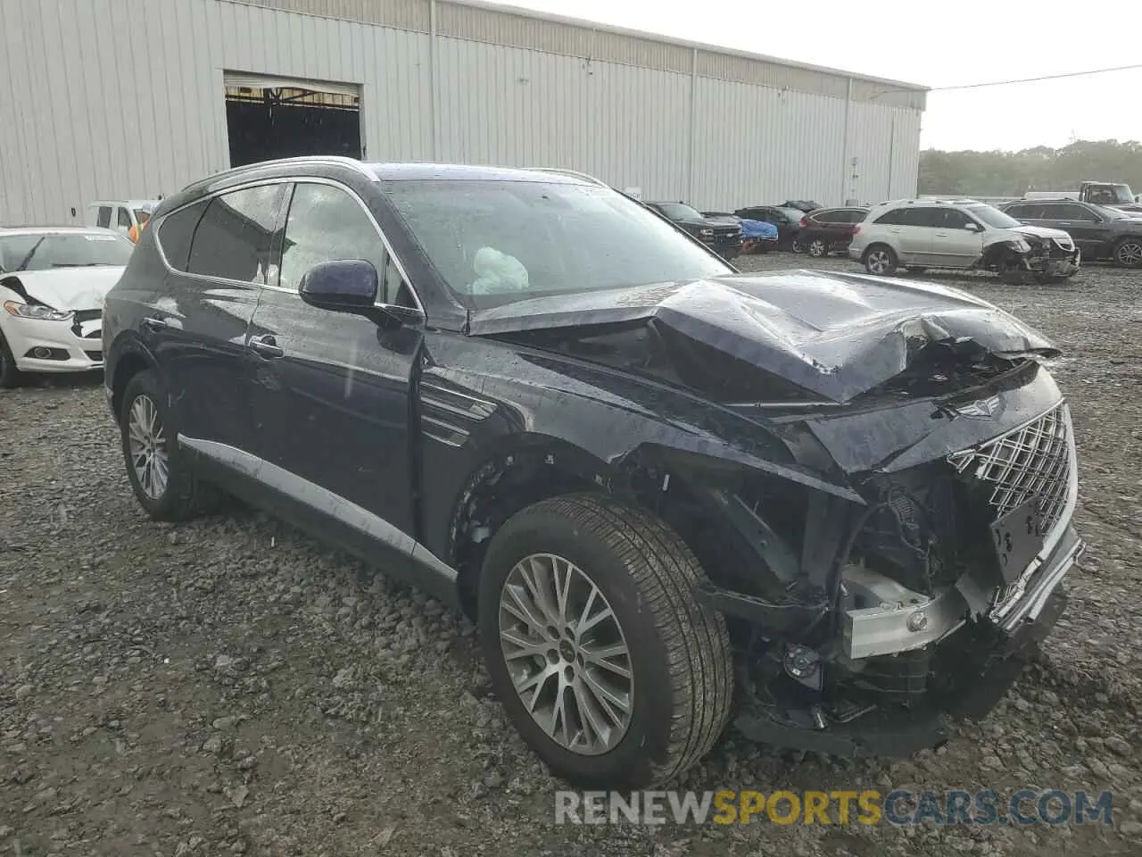 4 Photograph of a damaged car KMUHAESB5SU216561 GENESIS GV80 2025