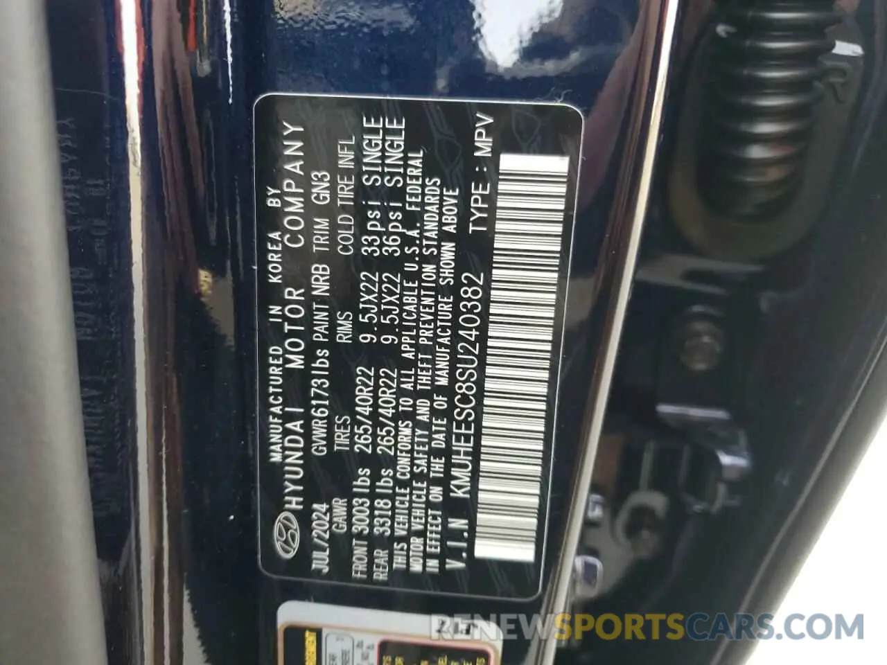 14 Photograph of a damaged car KMUHEESC8SU240382 GENESIS GV80 PREST 2025