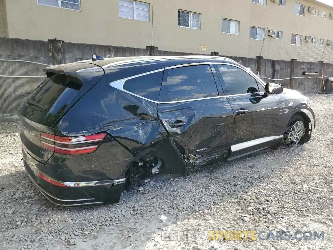 3 Photograph of a damaged car KMUHFESB7SU248218 GENESIS GV80 STAND 2025