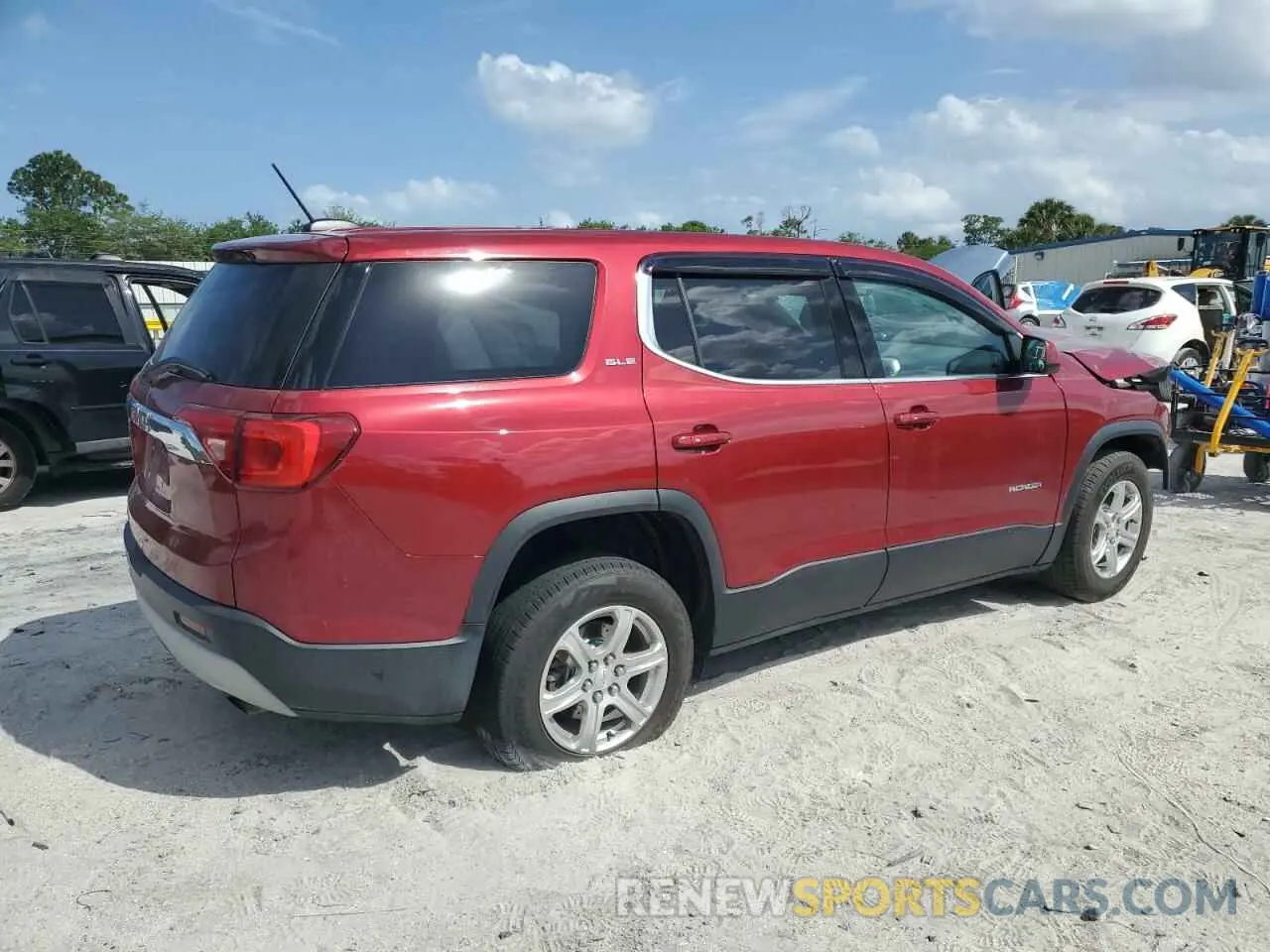 3 Photograph of a damaged car 1GKKNKLA0KZ137582 GMC ACADIA 2019