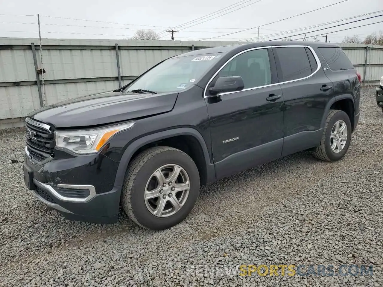 1 Photograph of a damaged car 1GKKNKLA0KZ291662 GMC ACADIA 2019