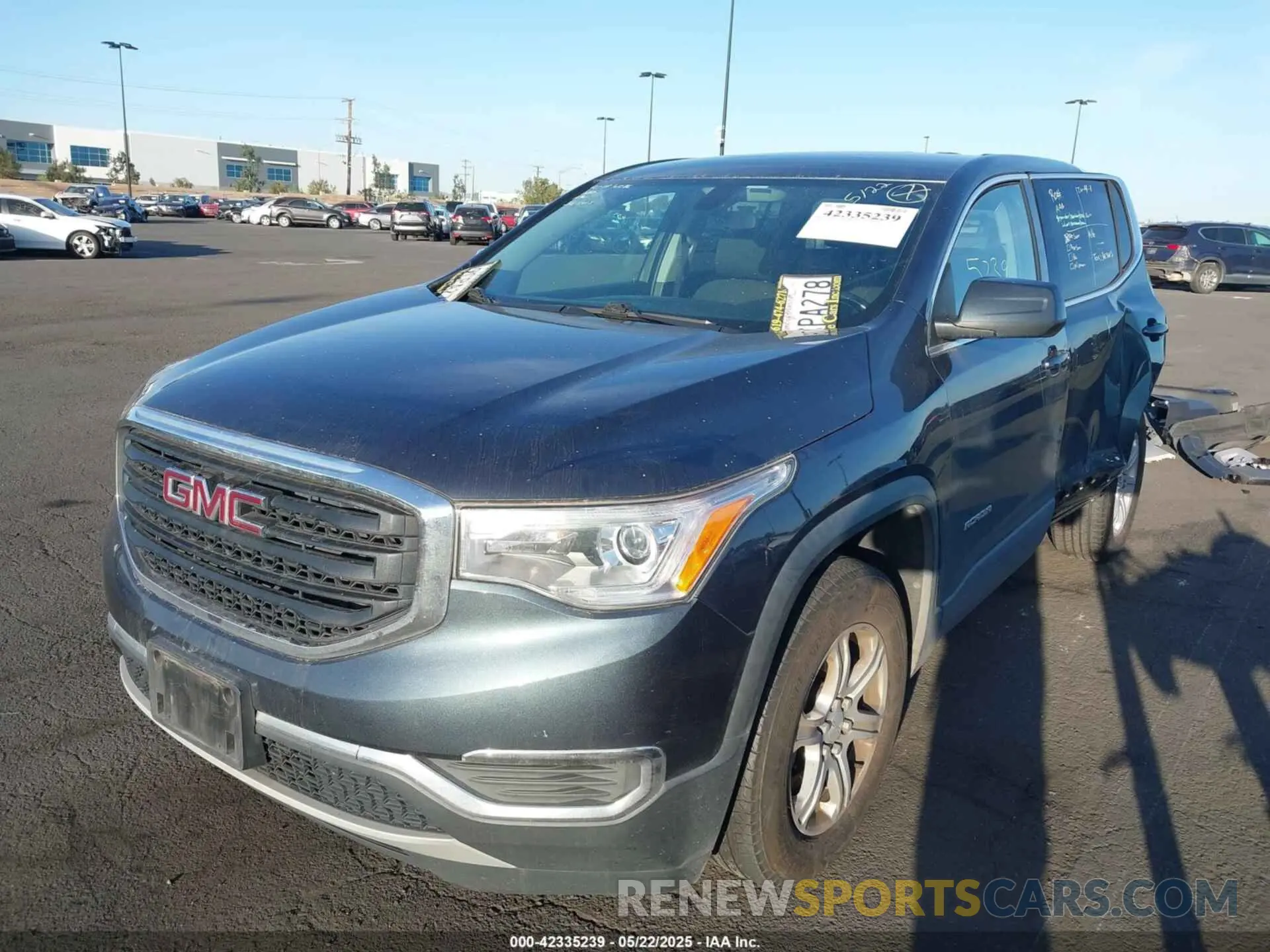 2 Фотография поврежденного автомобиля 1GKKNKLA8KZ279520 GMC ACADIA 2019