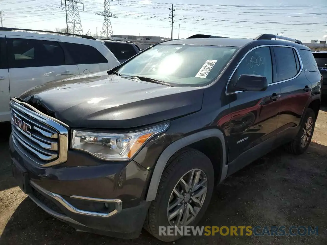 1 Photograph of a damaged car 1GKKNLLA1KZ123762 GMC ACADIA 2019