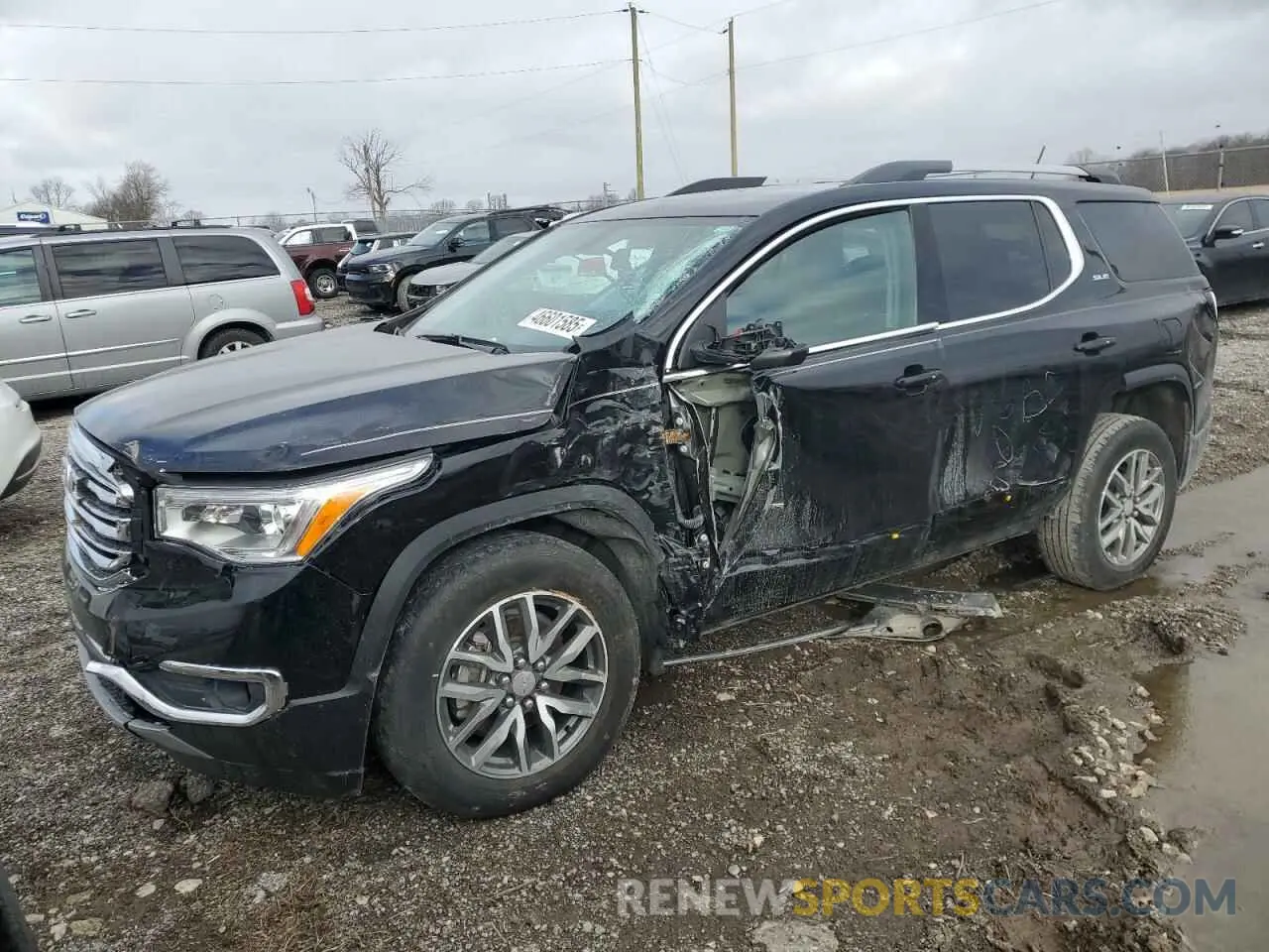 1 Фотография поврежденного автомобиля 1GKKNLLSXKZ218488 GMC ACADIA 2019
