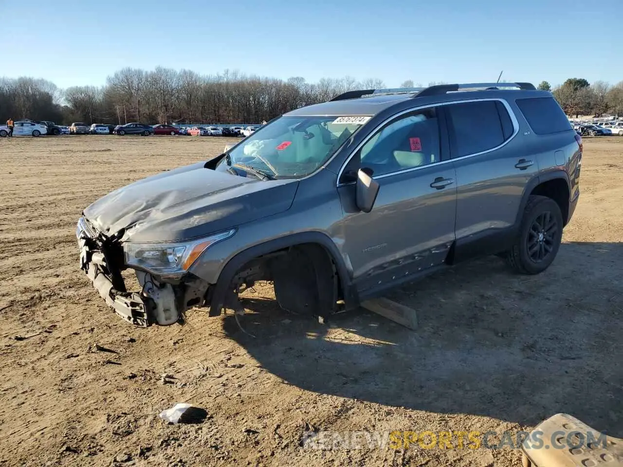 1 Photograph of a damaged car 1GKKNMLA3KZ119802 GMC ACADIA 2019