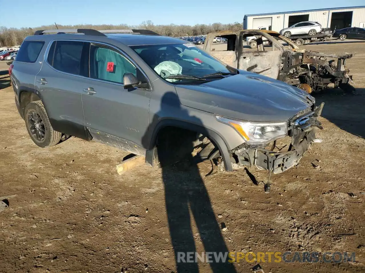 4 Photograph of a damaged car 1GKKNMLA3KZ119802 GMC ACADIA 2019