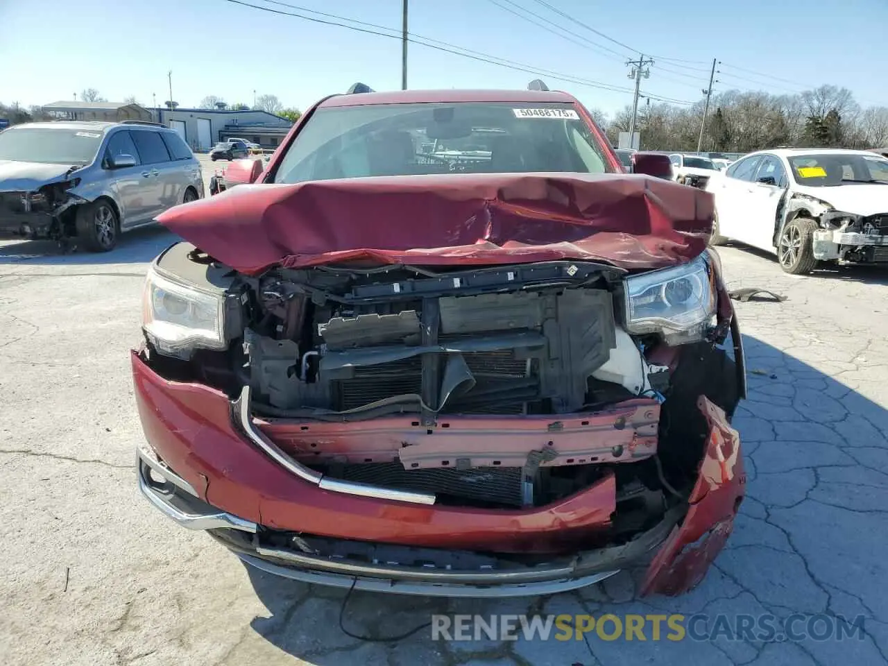5 Фотография поврежденного автомобиля 1GKKNMLA7KZ299298 GMC ACADIA 2019