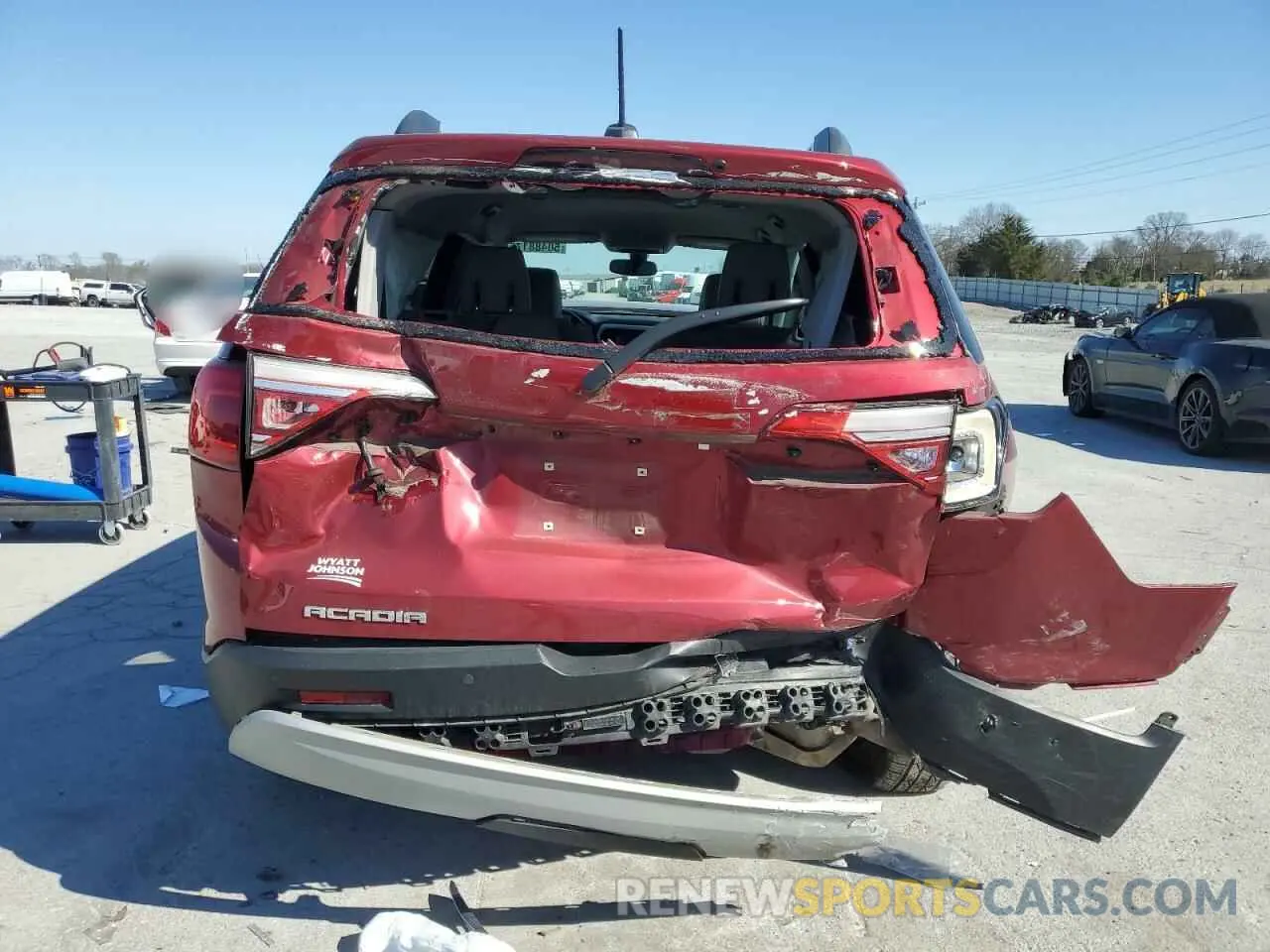6 Фотография поврежденного автомобиля 1GKKNMLA7KZ299298 GMC ACADIA 2019