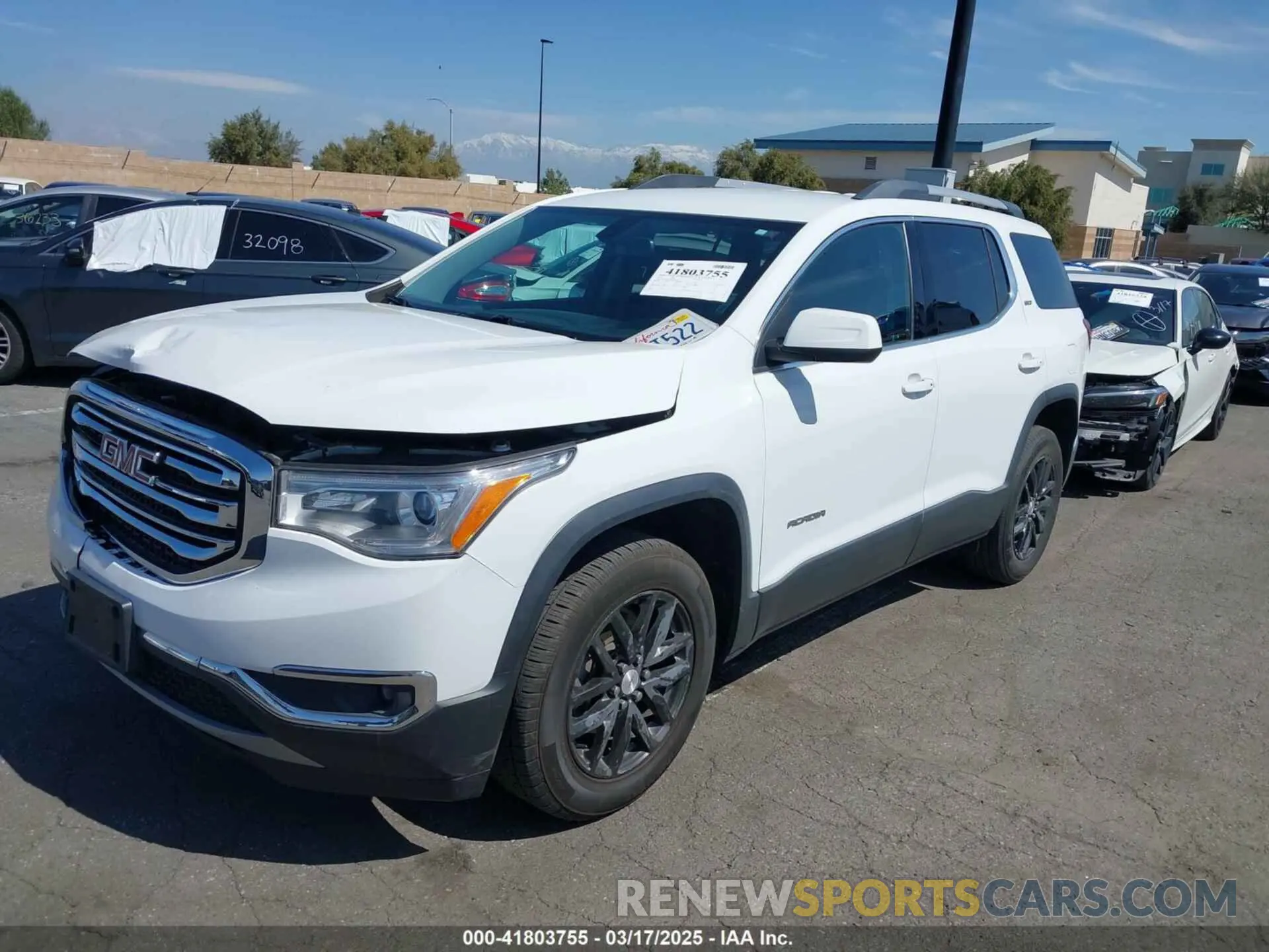 2 Фотография поврежденного автомобиля 1GKKNMLS0KZ235497 GMC ACADIA 2019