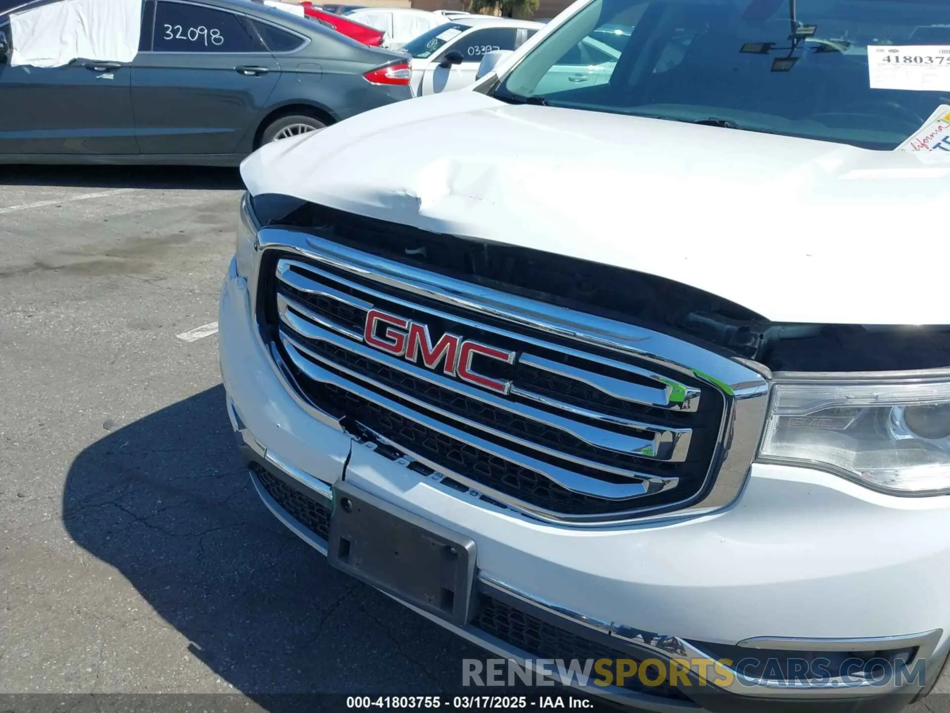 6 Фотография поврежденного автомобиля 1GKKNMLS0KZ235497 GMC ACADIA 2019