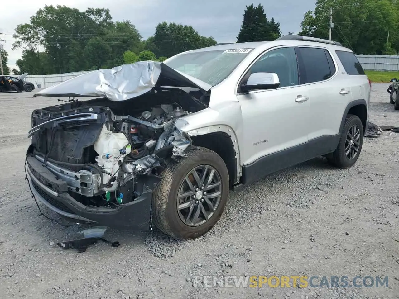 1 Photograph of a damaged car 1GKKNMLS3KZ249457 GMC ACADIA 2019