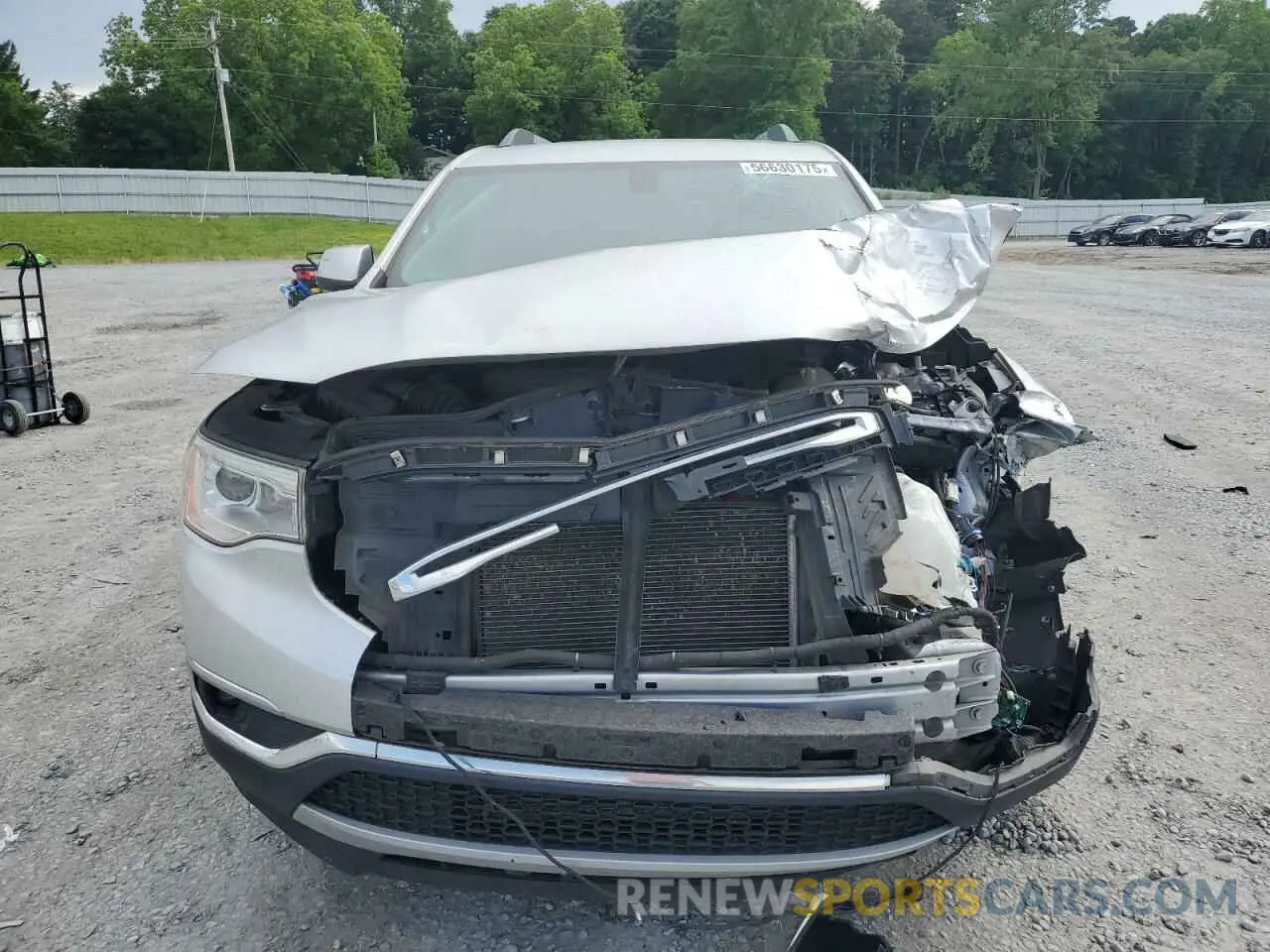 5 Photograph of a damaged car 1GKKNMLS3KZ249457 GMC ACADIA 2019
