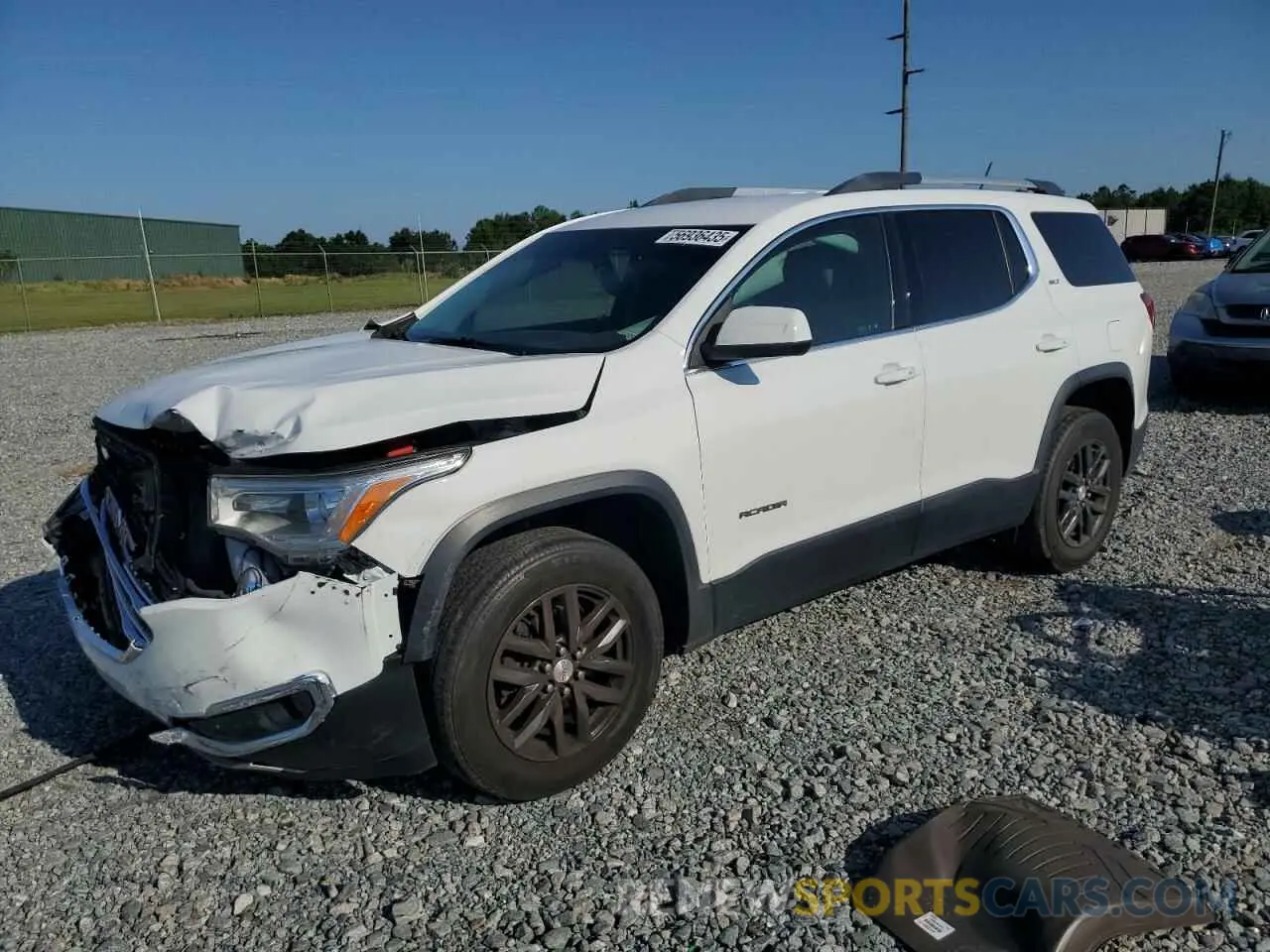 1 Photograph of a damaged car 1GKKNMLS5KZ185177 GMC ACADIA 2019
