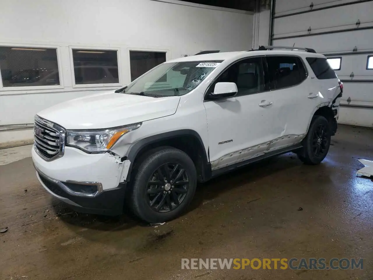 1 Photograph of a damaged car 1GKKNMLS5KZ202236 GMC ACADIA 2019