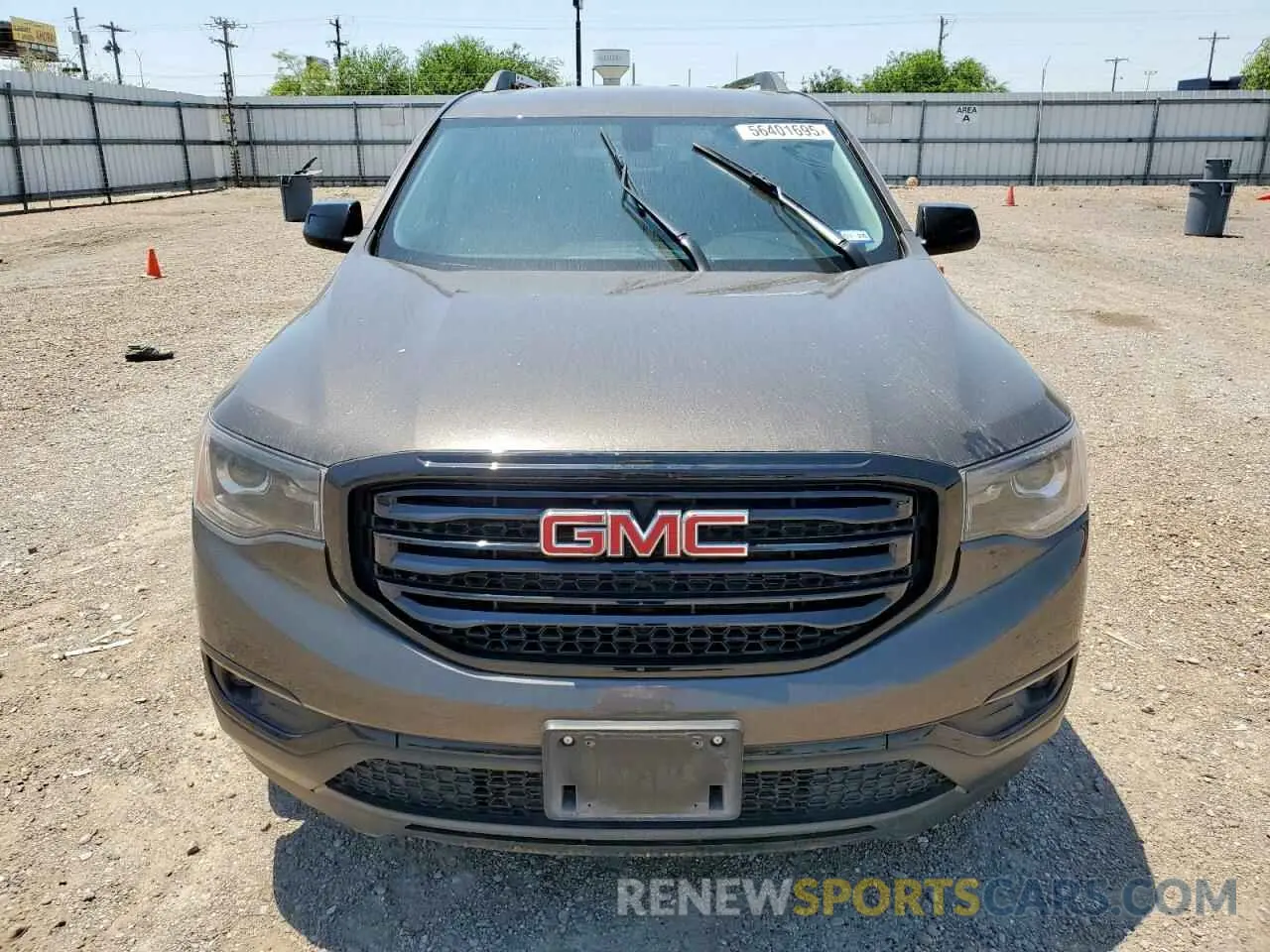 5 Photograph of a damaged car 1GKKNMLS7KZ201833 GMC ACADIA 2019