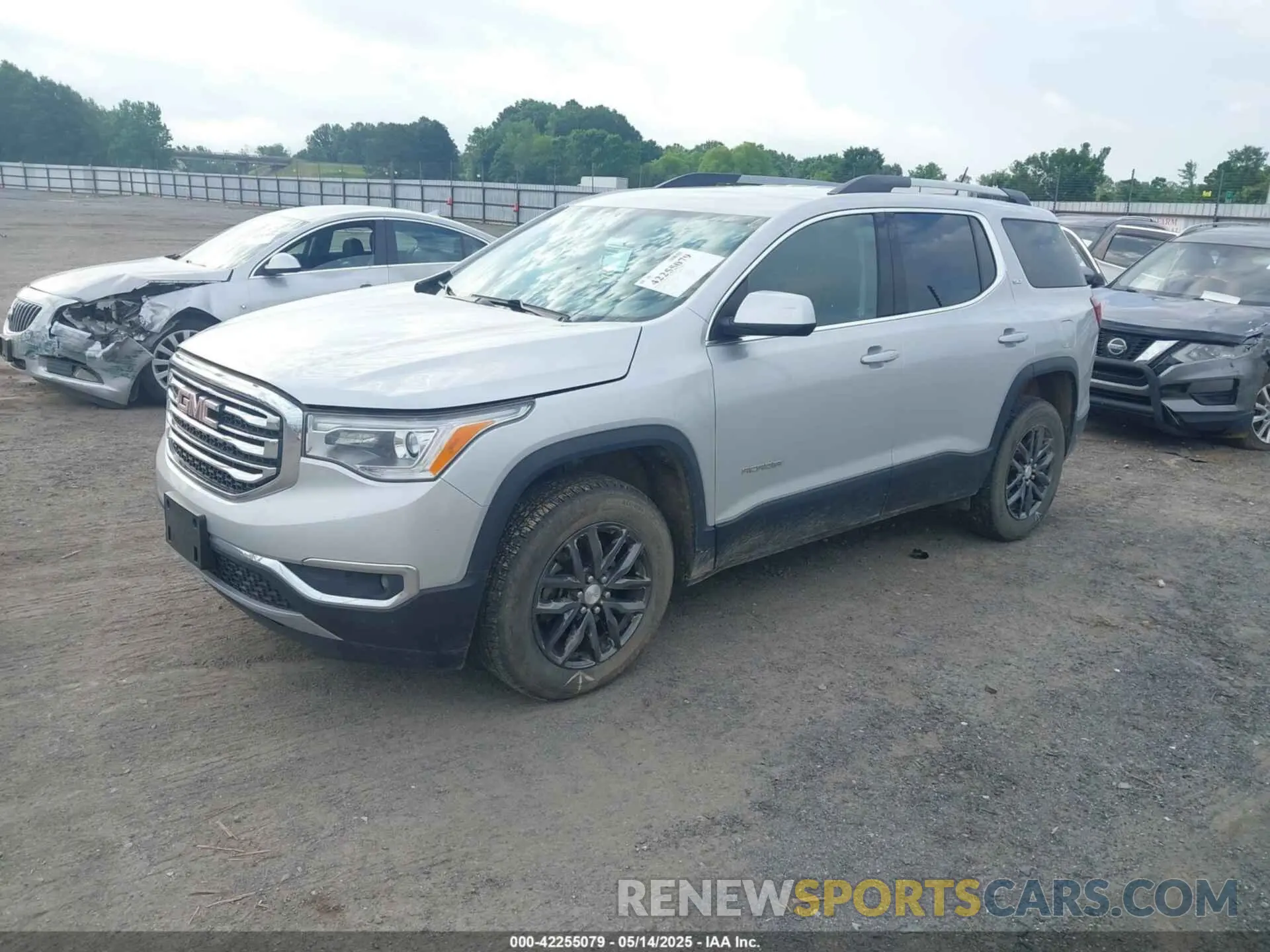 2 Photograph of a damaged car 1GKKNMLS8KZ253410 GMC ACADIA 2019