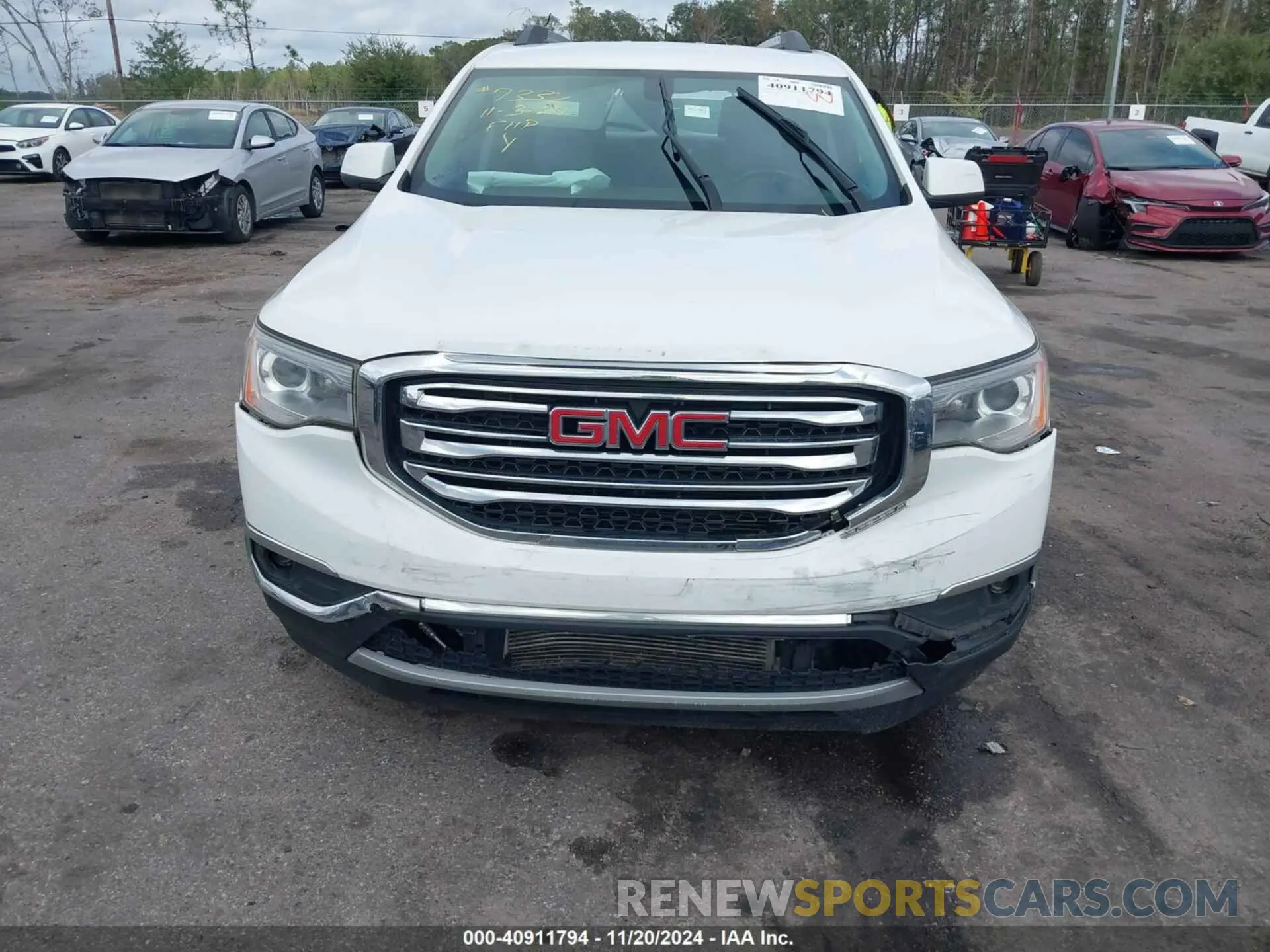 11 Фотография поврежденного автомобиля 1GKKNMLS9KZ157849 GMC ACADIA 2019