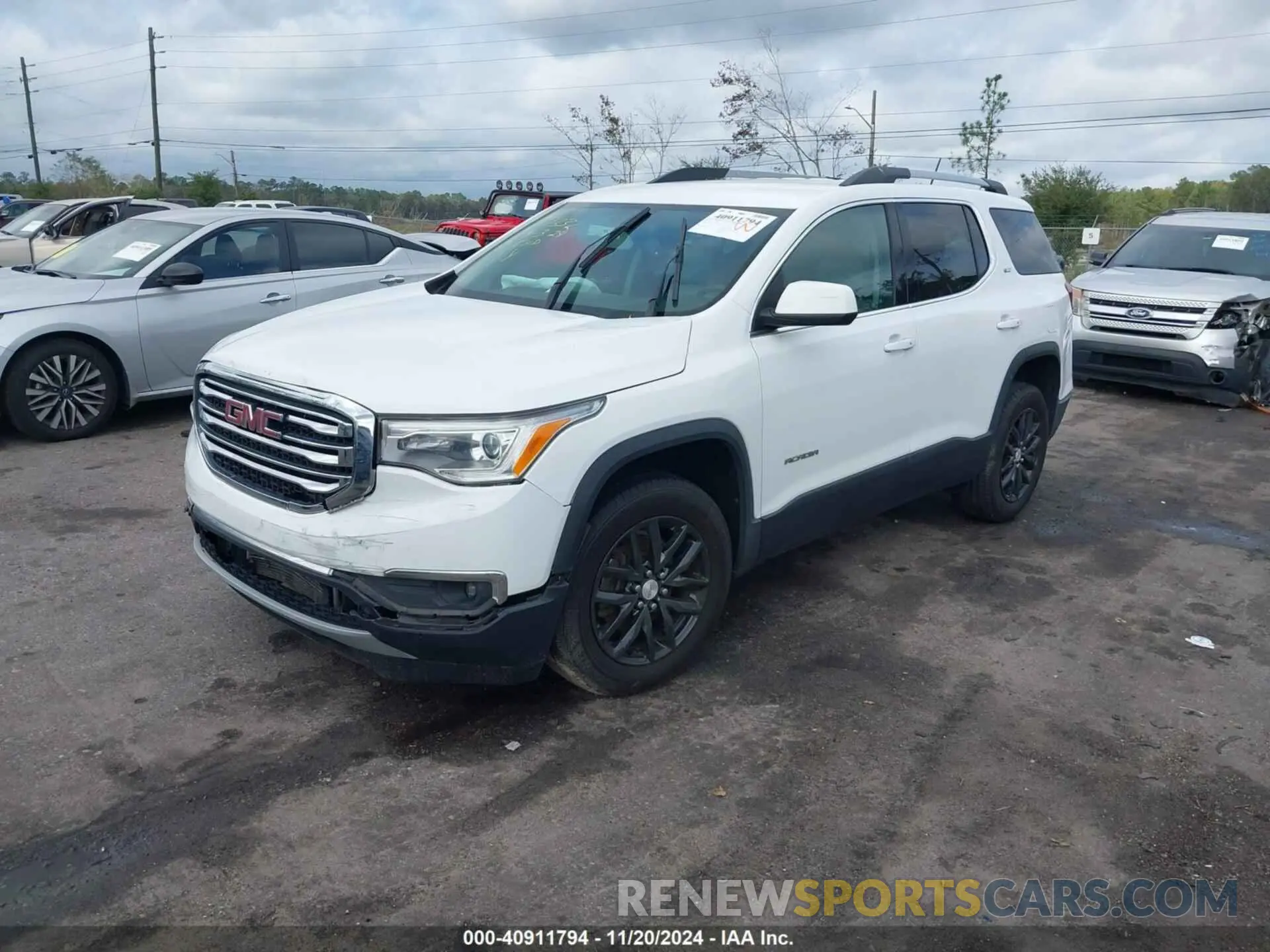 2 Фотография поврежденного автомобиля 1GKKNMLS9KZ157849 GMC ACADIA 2019