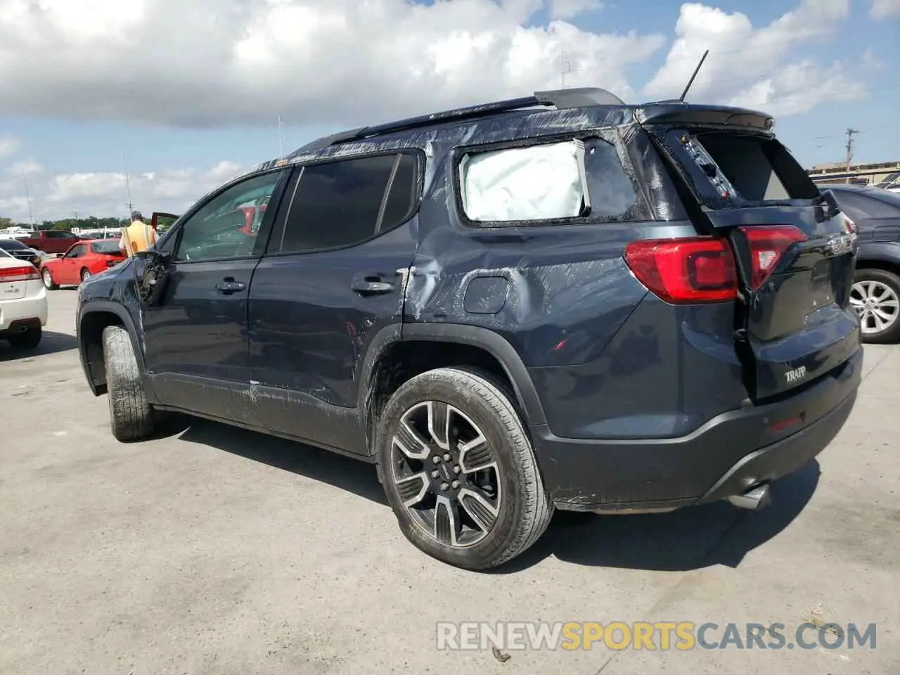 2 Фотография поврежденного автомобиля 1GKKNMLS9KZ285878 GMC ACADIA 2019
