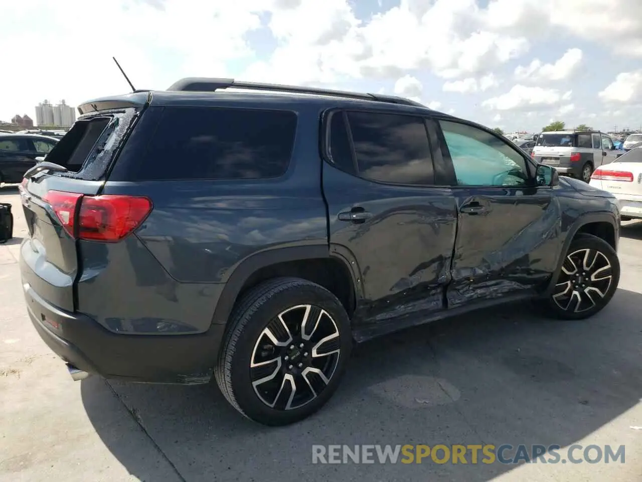 3 Фотография поврежденного автомобиля 1GKKNMLS9KZ285878 GMC ACADIA 2019